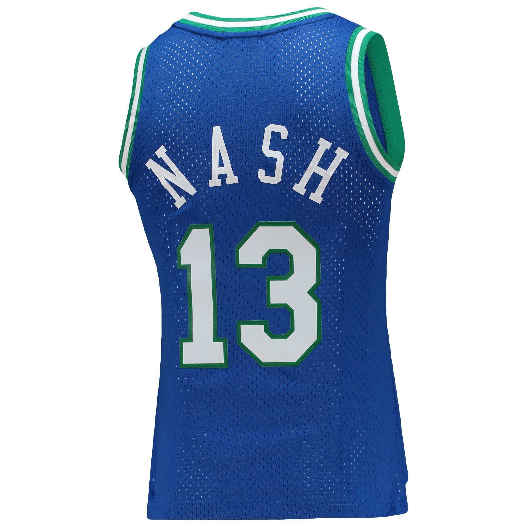Steve Nash Dallas Mavericks Mitchell & Ness Women's 1998\/99 Hardwood Classics Swingman Jersey - Blue