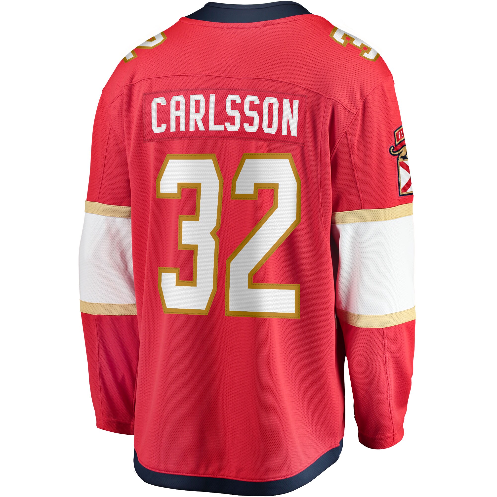 Lucas Carlsson Florida Panthers Fanatics Home Breakaway Player Jersey - Red