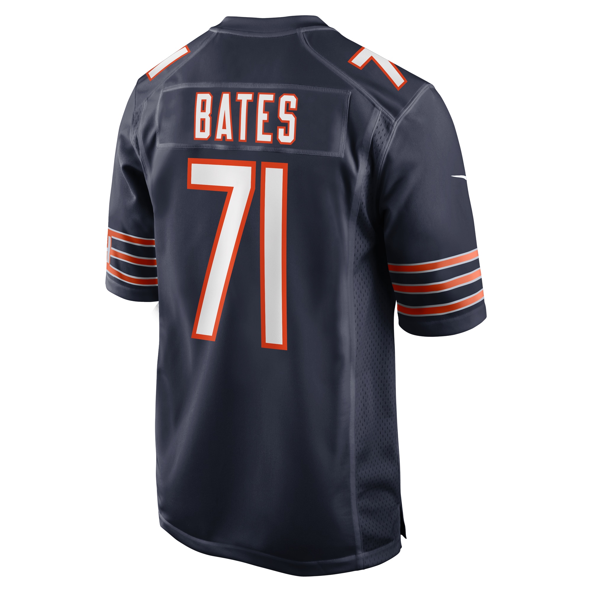 Ryan Bates Chicago Bears   Game Jersey -  Navy