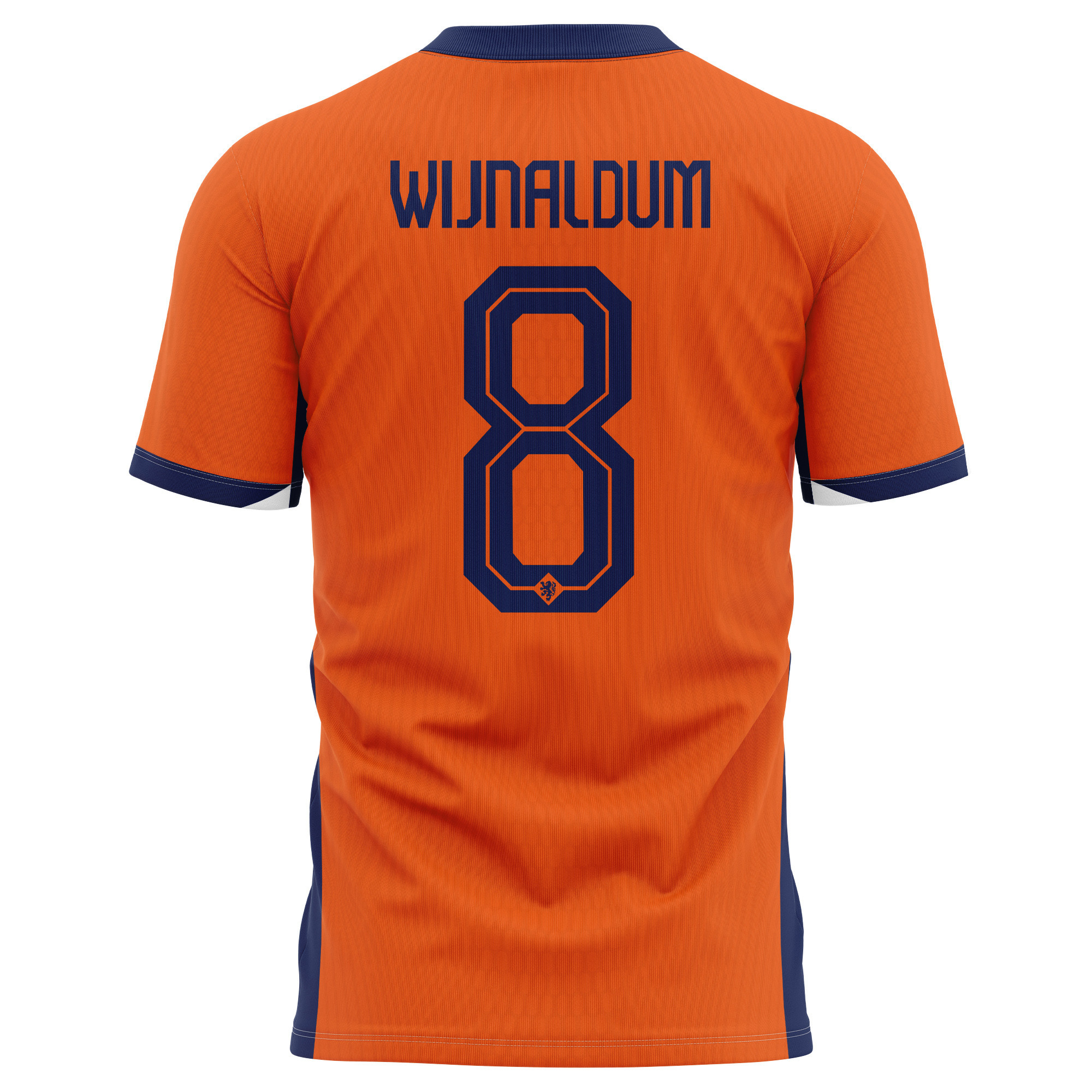 Georginio Wijnaldum 8 Netherlands National Team 2024 Home Kits AOP T-shirt - Orange