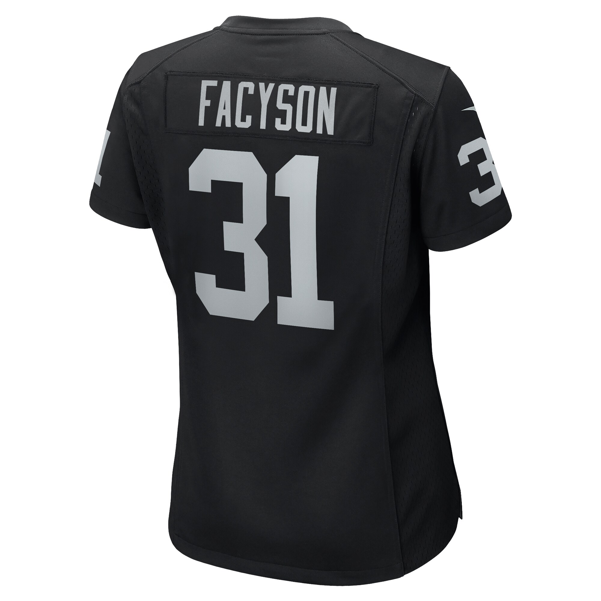 Brandon Facyson Las Vegas Raiders  Women's Team Game Jersey -  Black