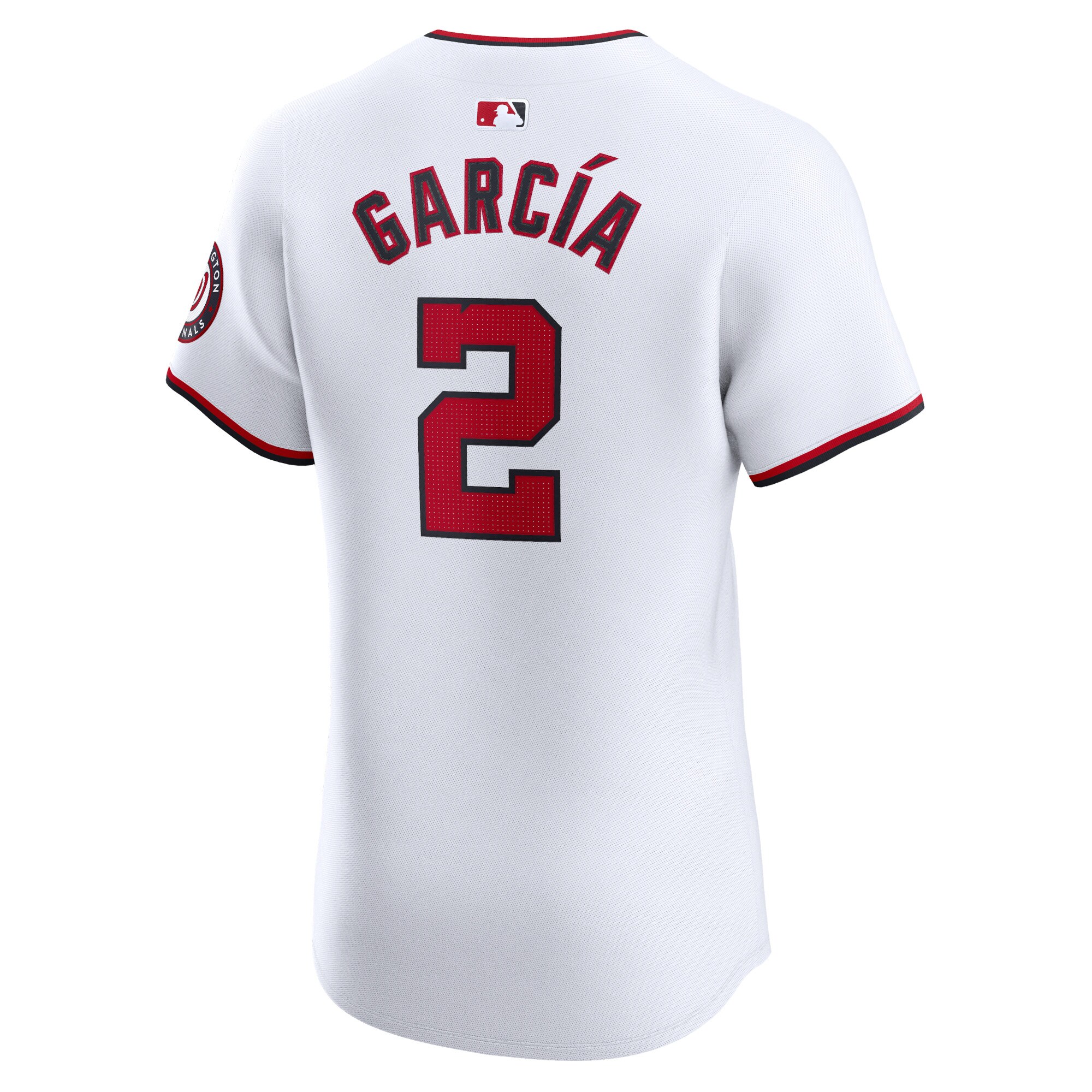 Luis Garcia Washington Nationals  Home Elite Player Jersey - White