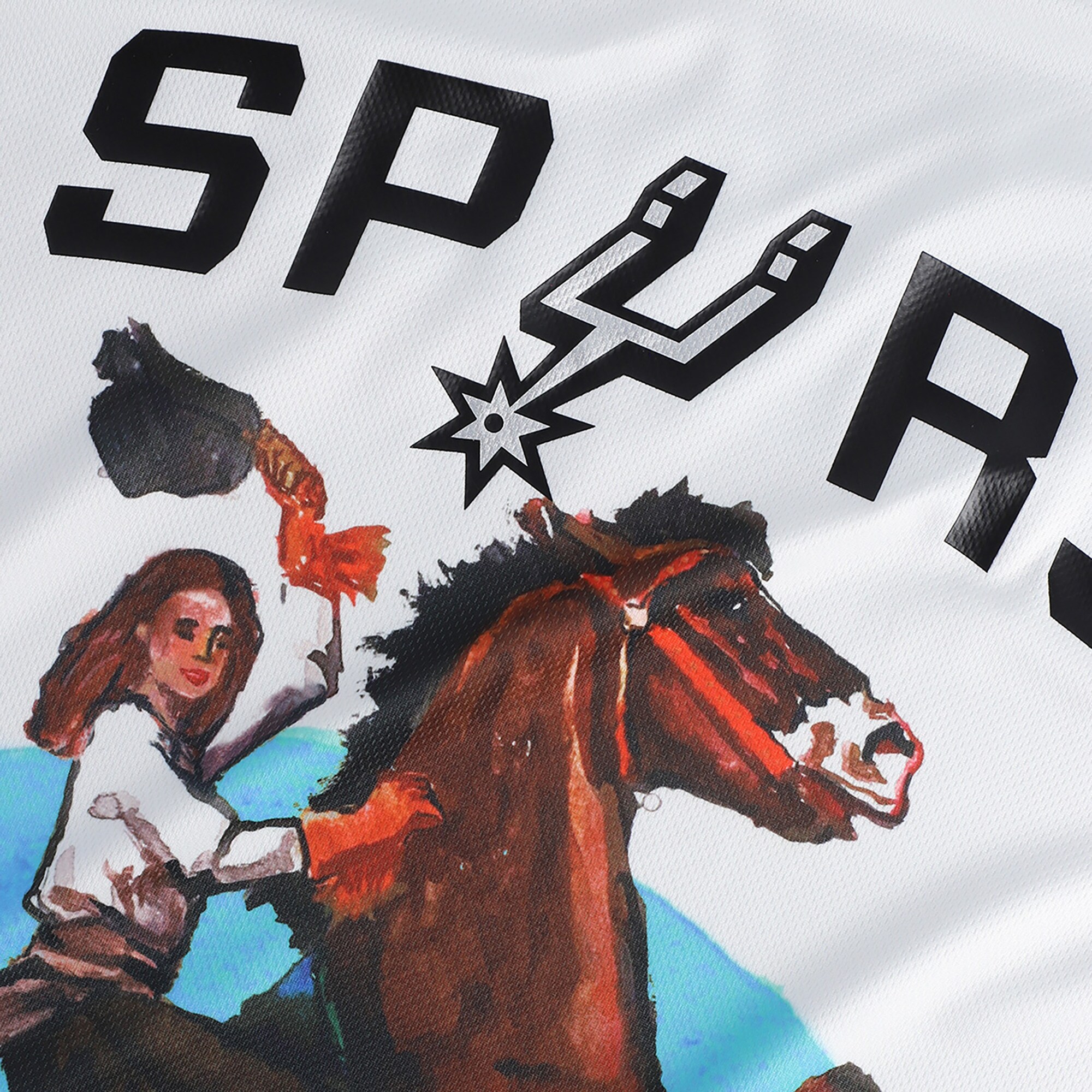 San Antonio Spurs NBA & KidSuper Studios by Fanatics Unisex Hometown Jersey - White