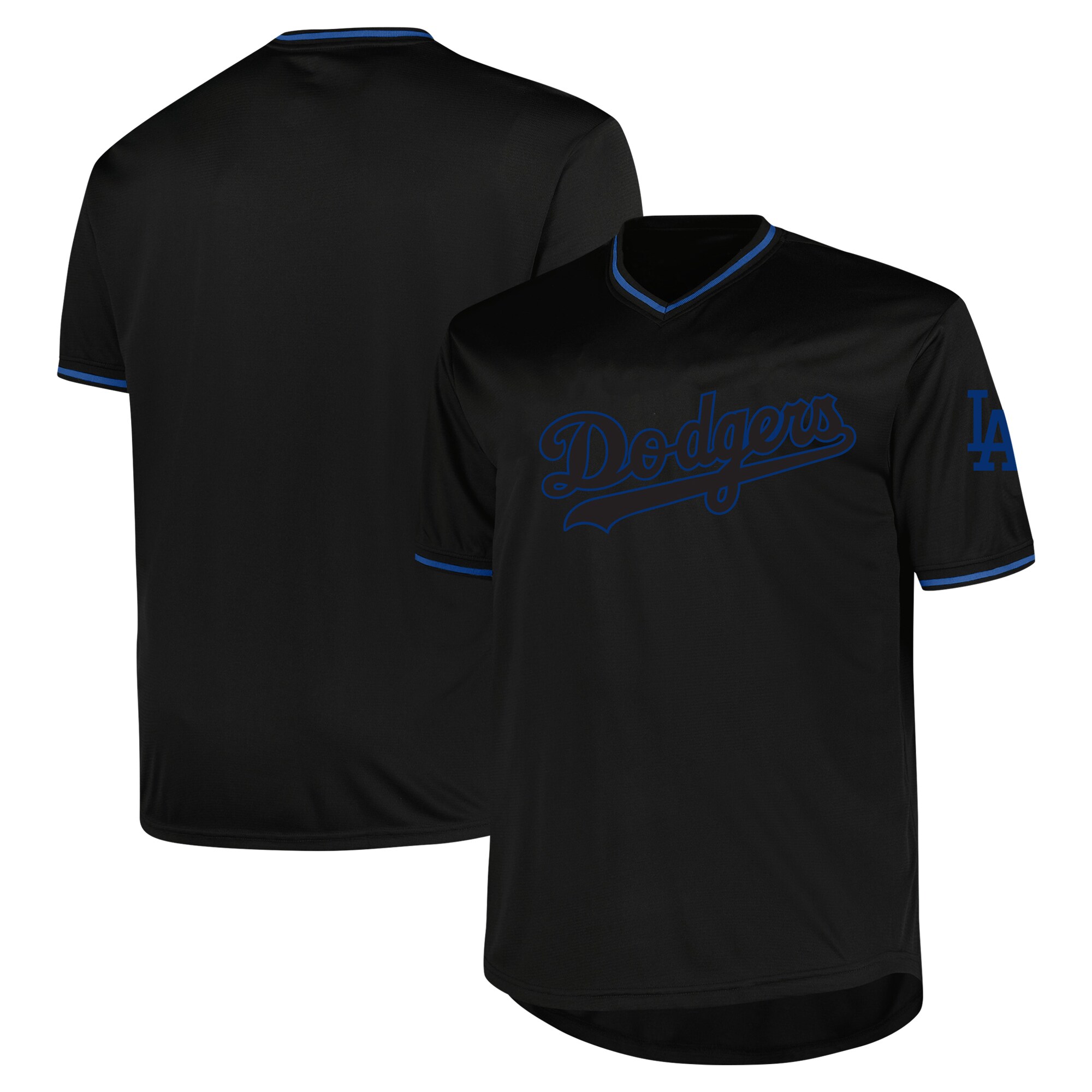 Los Angeles Dodgers Profile Big & Tall Pop Fashion Jersey - Black