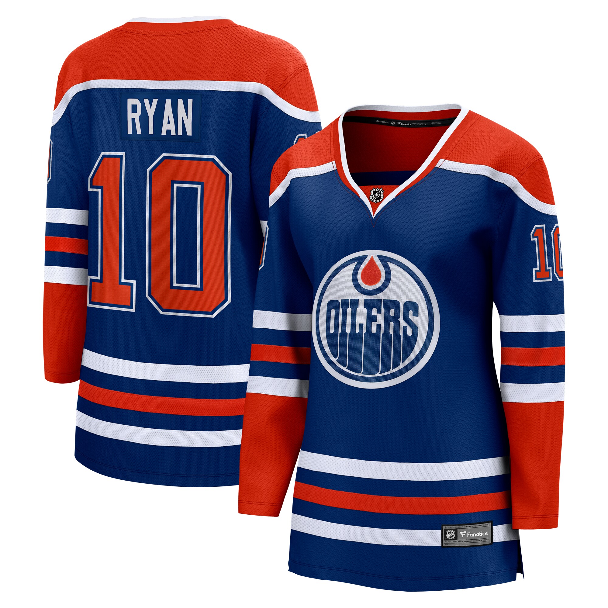 Derek Ryan Edmonton Oilers Fanatics Women's Home Breakaway Player Jersey - Royal