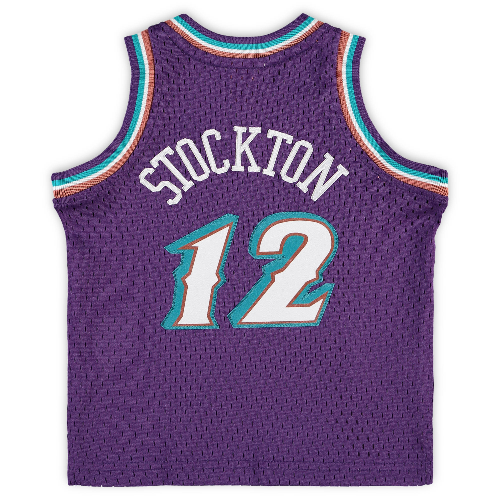 John Stockton Utah Jazz Mitchell & Ness Infant 1996\/97 Hardwood Classics Retired Player Jersey - Purple