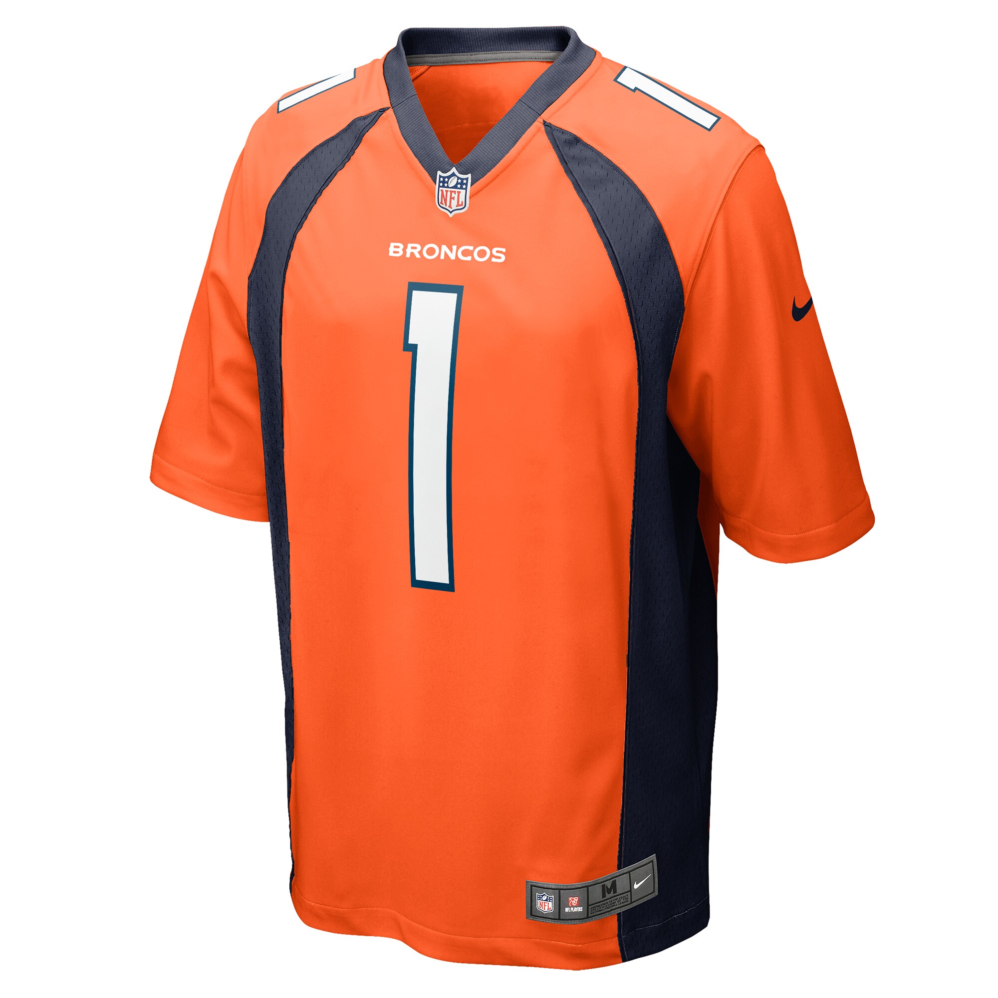 Tremon Smith Denver Broncos  Game Jersey - Orange