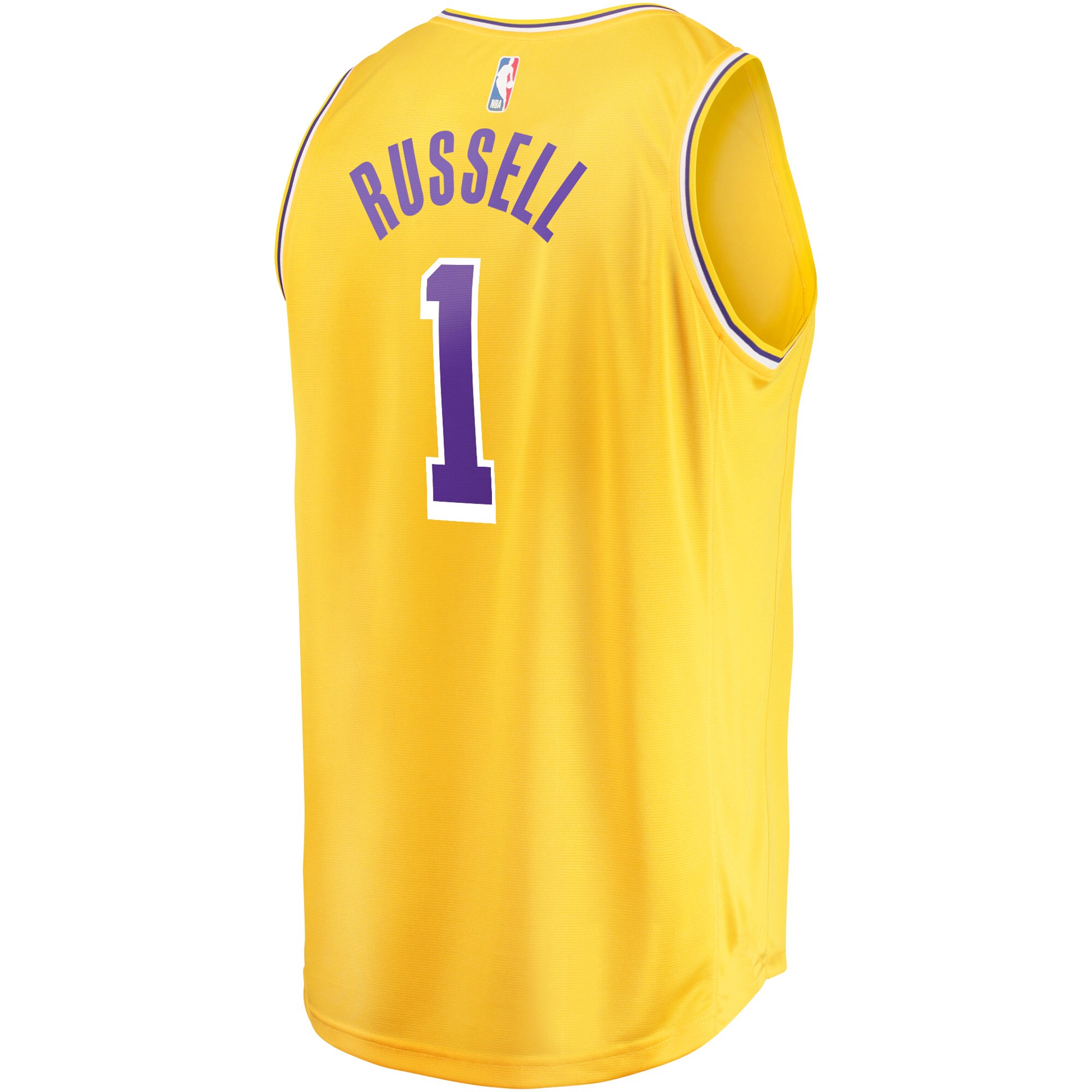 D'Angelo Russell Los Angeles Lakers Fanatics Youth Fast Break Player Jersey - Icon Edition - Gold