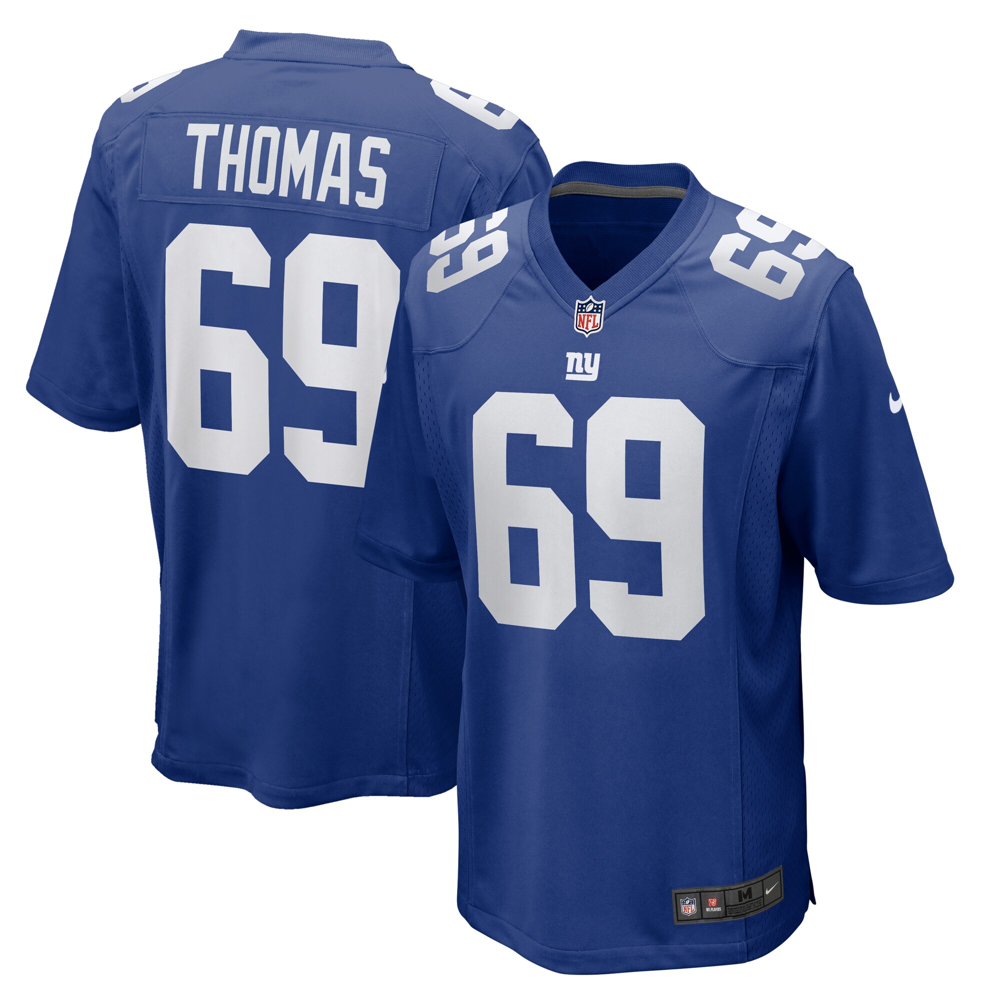 Jaylon Thomas New York Giants  Team Game Jersey -  Royal