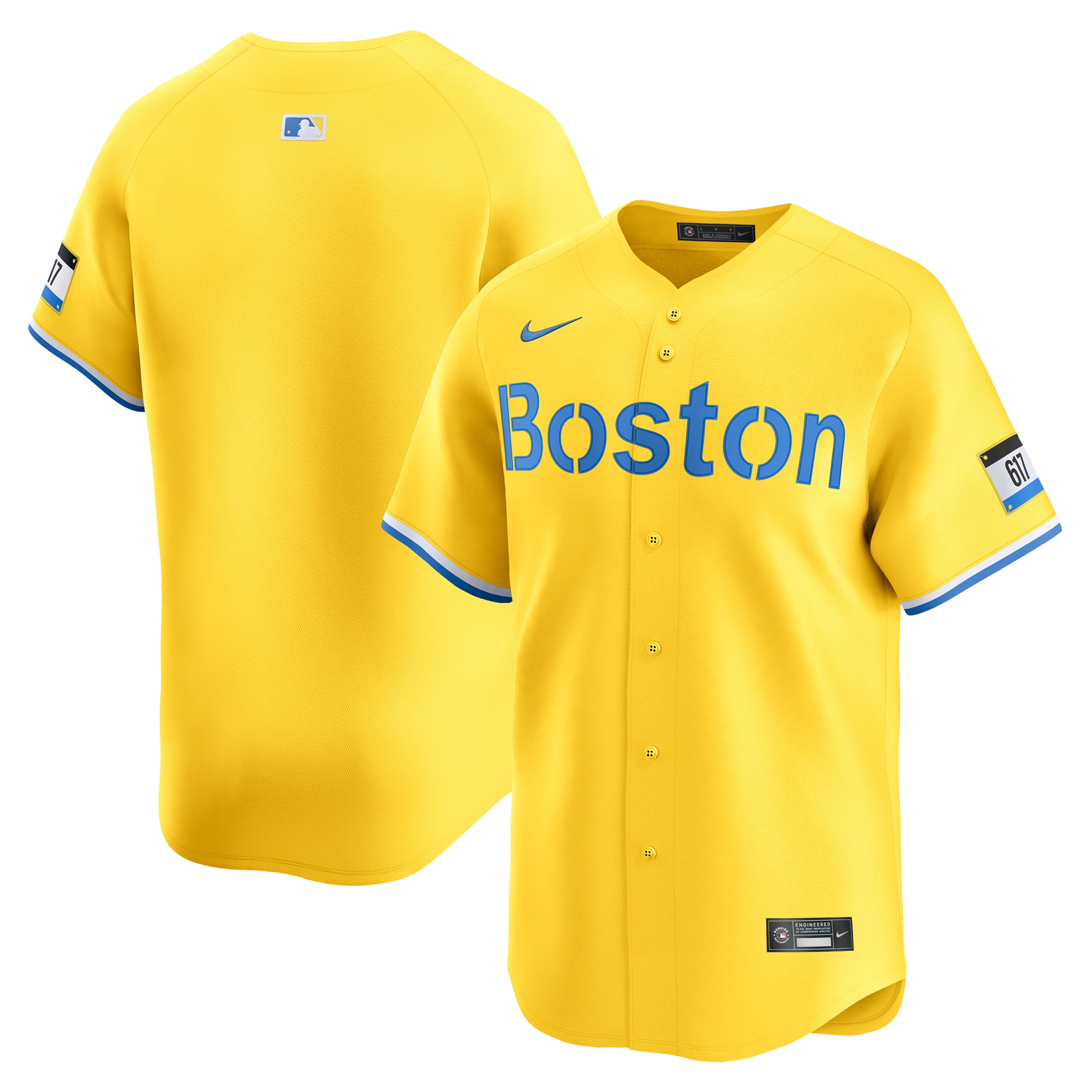 Boston Red Sox  City Connect Limited Jersey - Gold