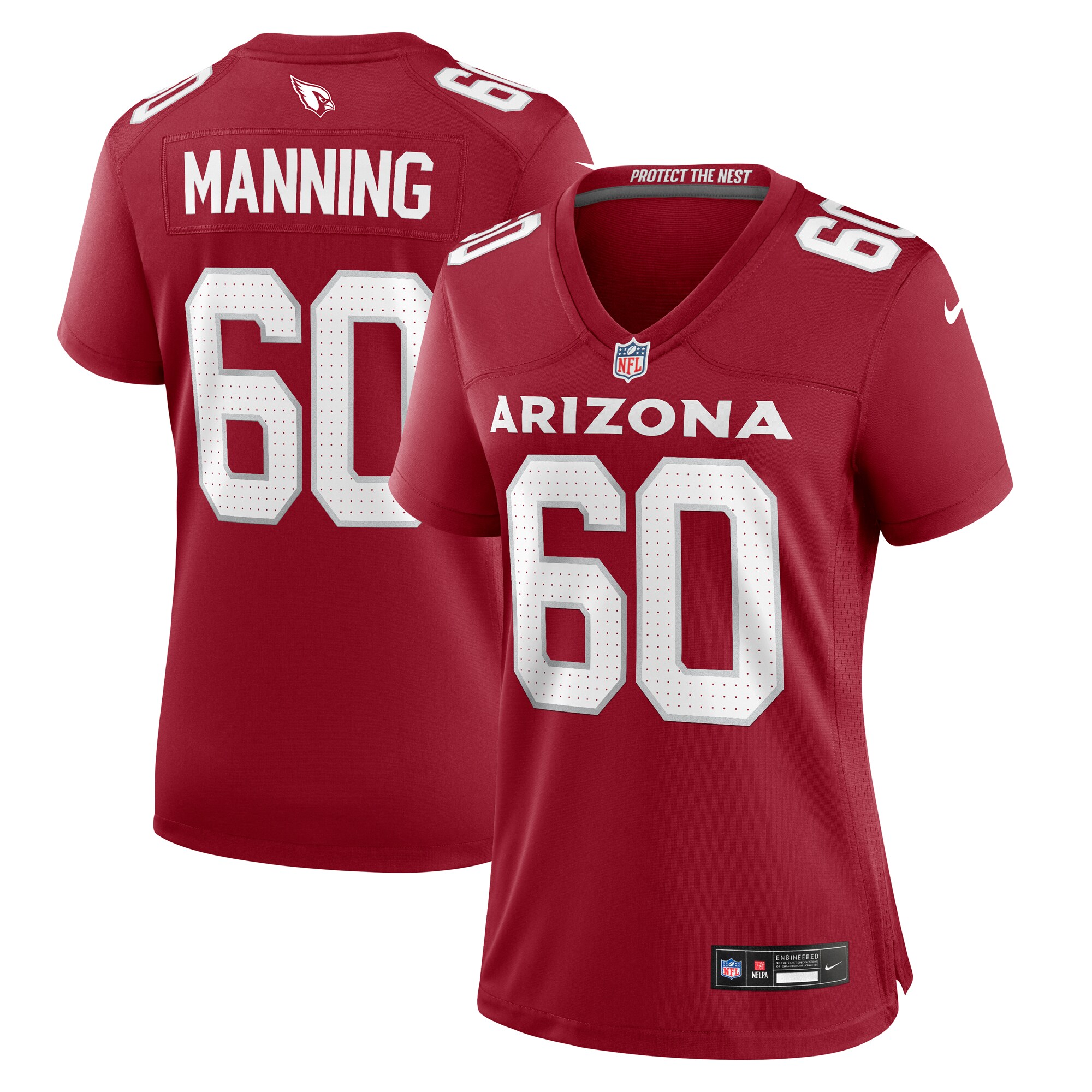 Ilm Manning Arizona Cardinals  Women's Team Game Jersey -  Cardinal