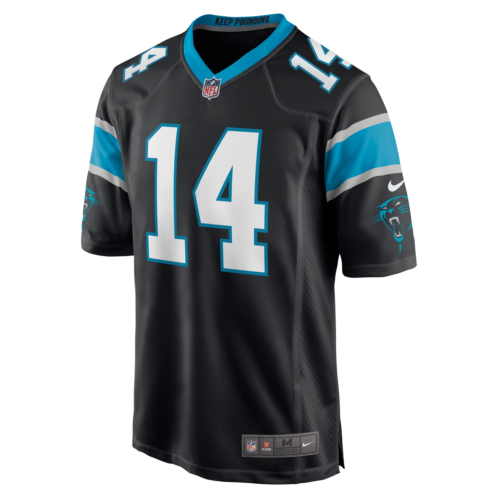 Andy Dalton Carolina Panthers  Game Player Jersey - Black