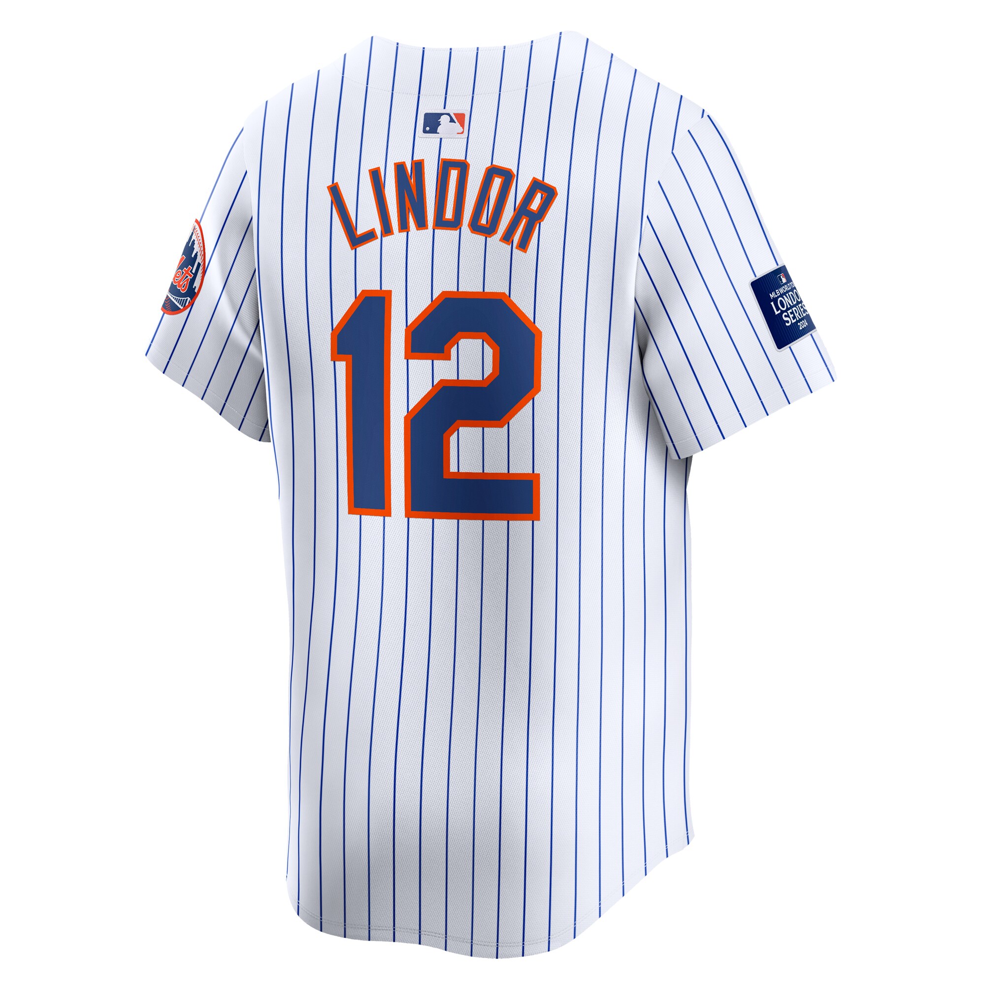 Francisco Lindor New York Mets  2024 MLB World Tour London Series Home Limited Player Jersey - White