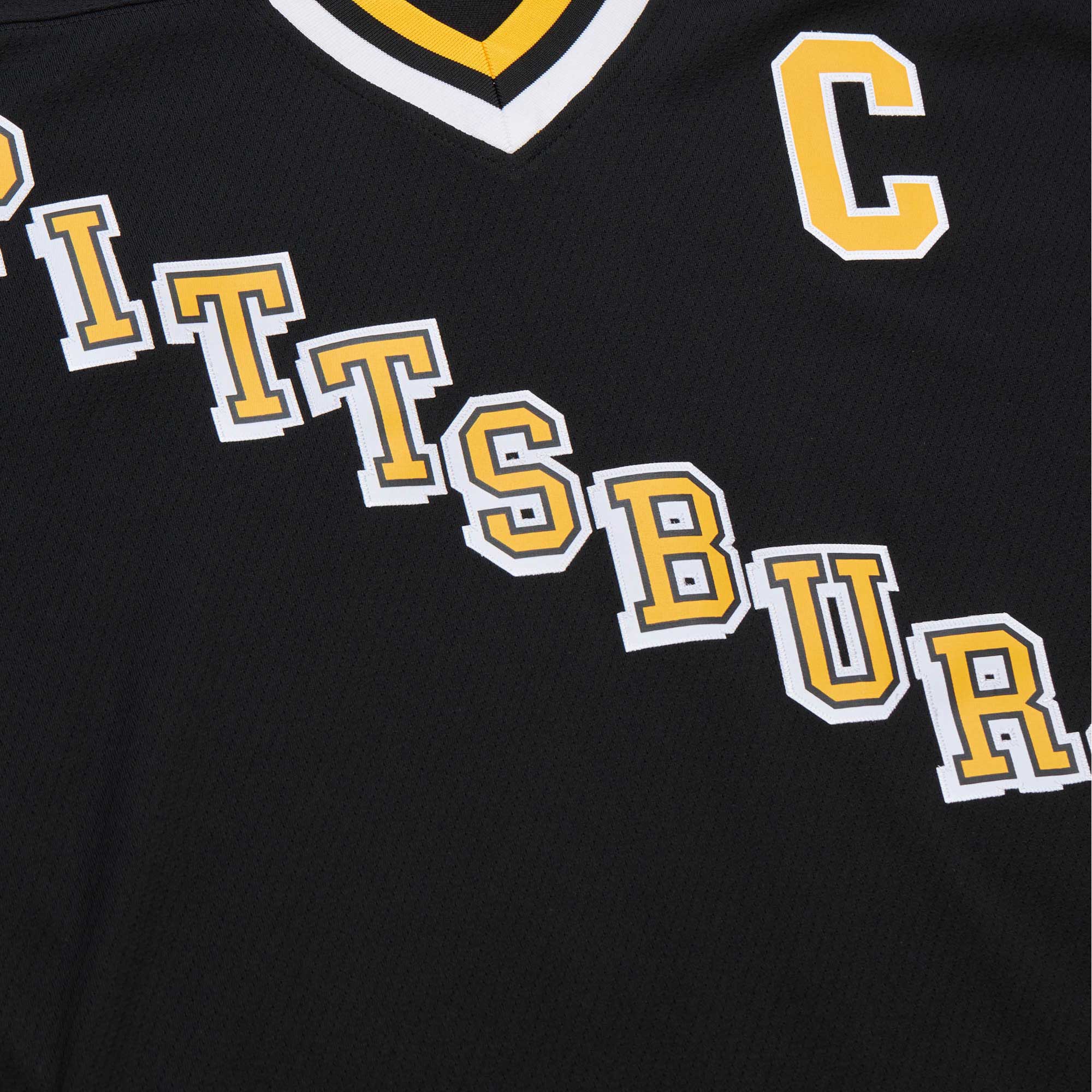 Mario Lemieux Pittsburgh Penguins Mitchell & Ness  1992\/93 Blue Line Player Jersey - Black