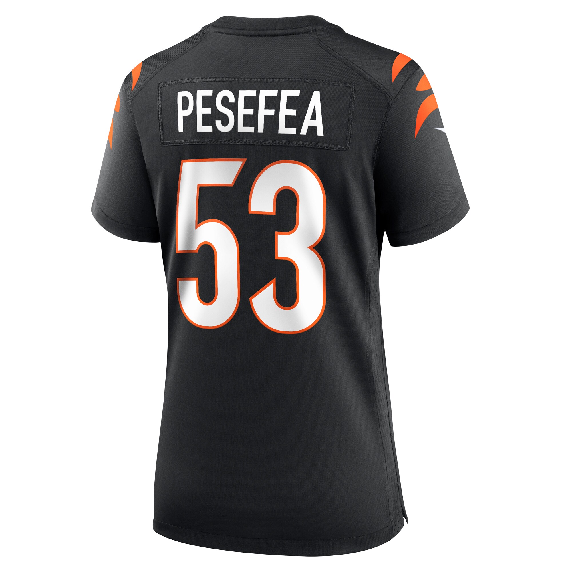 TJ Pesefea Cincinnati Bengals  Women's Team Game Jersey -  Black
