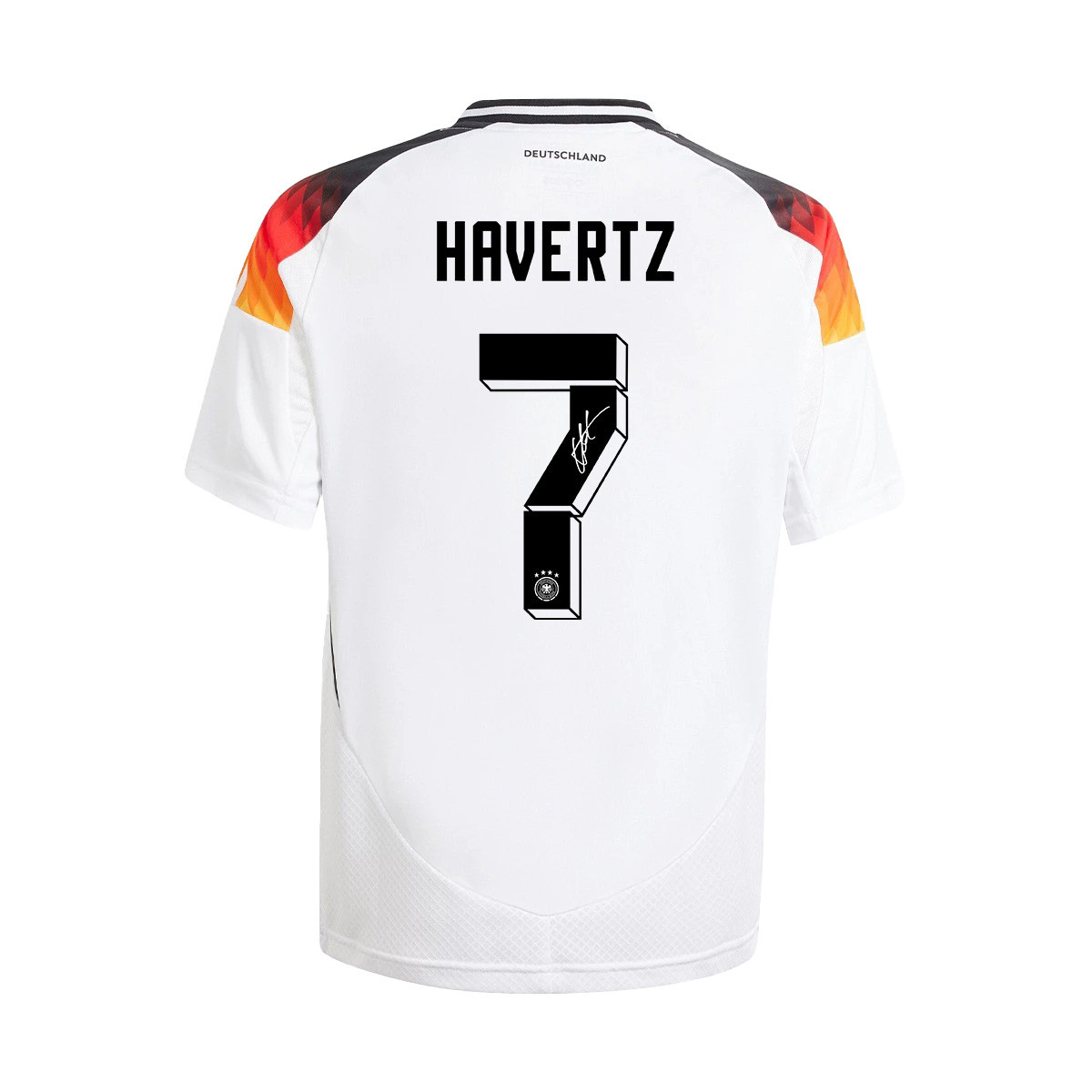 Kai Havertz 7 Signed Germany National Team 2024/25 YOUTH Jersey Autographed - Home