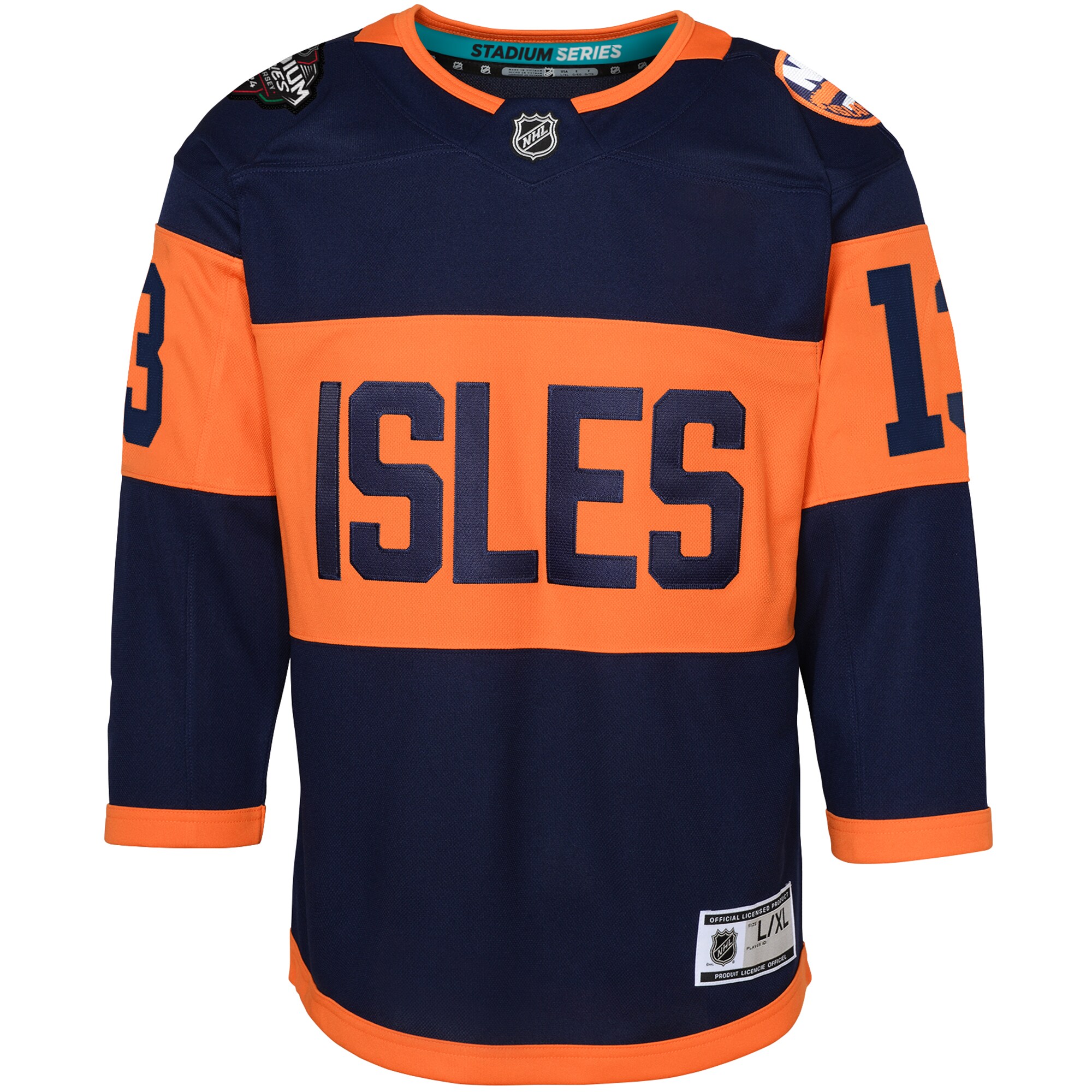 Mathew Barzal New York Islanders Youth 2024 NHL Stadium Series Premier Player Jersey\u00c2\u00a0\u00e2\u20ac\u201c Navy