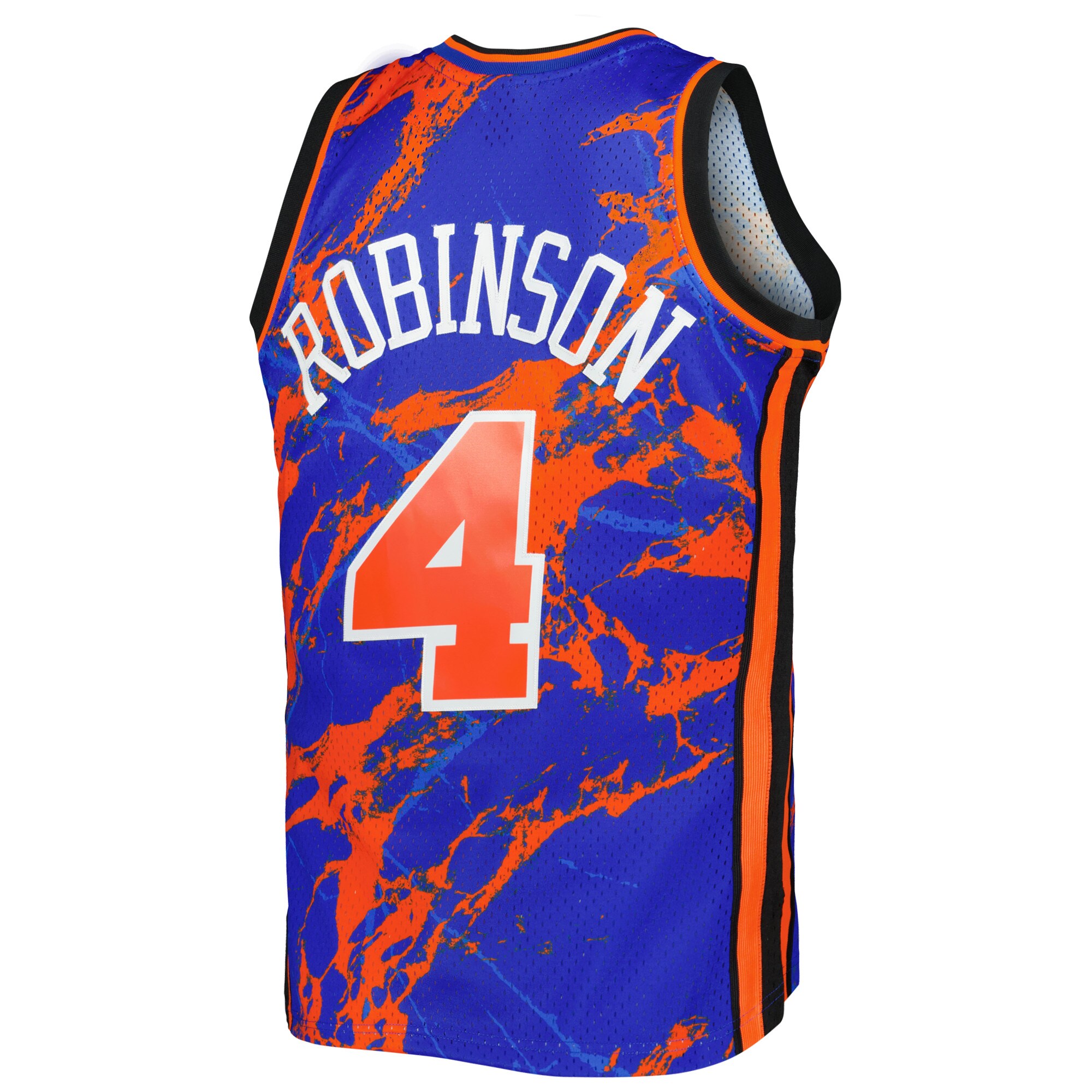 Nate Robinson New York Knicks Mitchell & Ness 2005\/06 Hardwood Classics Marble Swingman Jersey - Blue