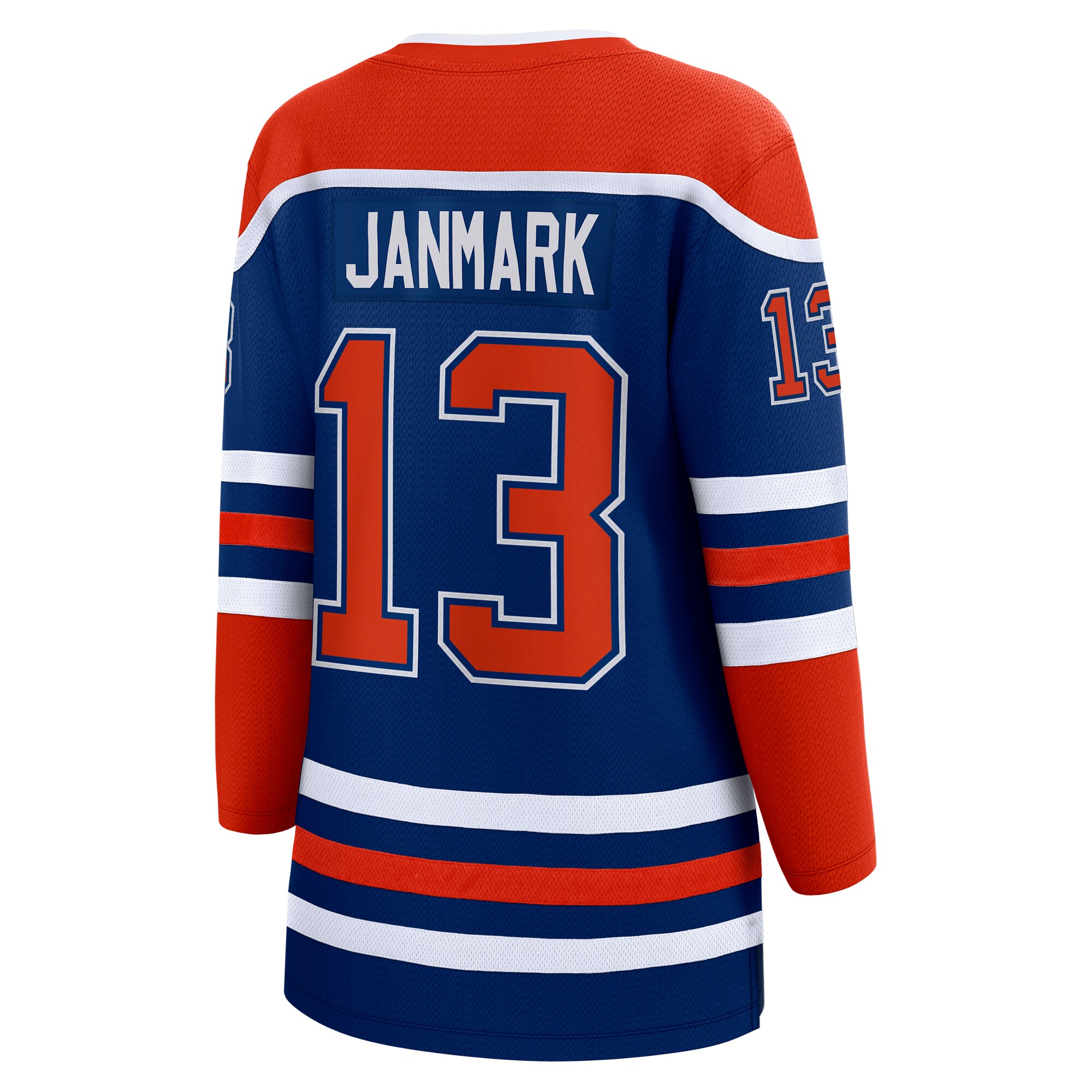 Mattias Janmark Edmonton Oilers Fanatics Women's Home Breakaway Player Jersey - Royal