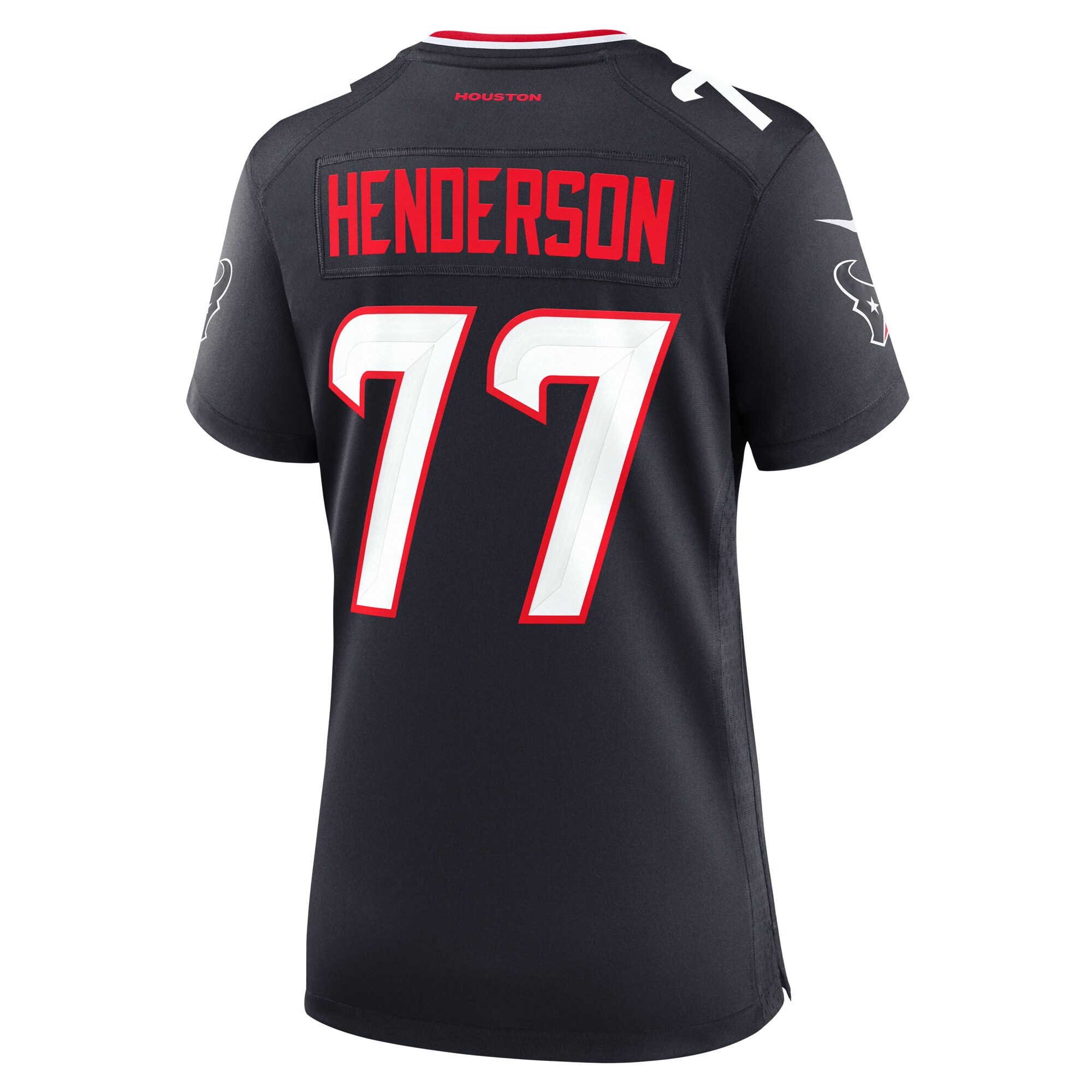 LaDarius Henderson Houston Texans  Women's Game Jersey -  Navy