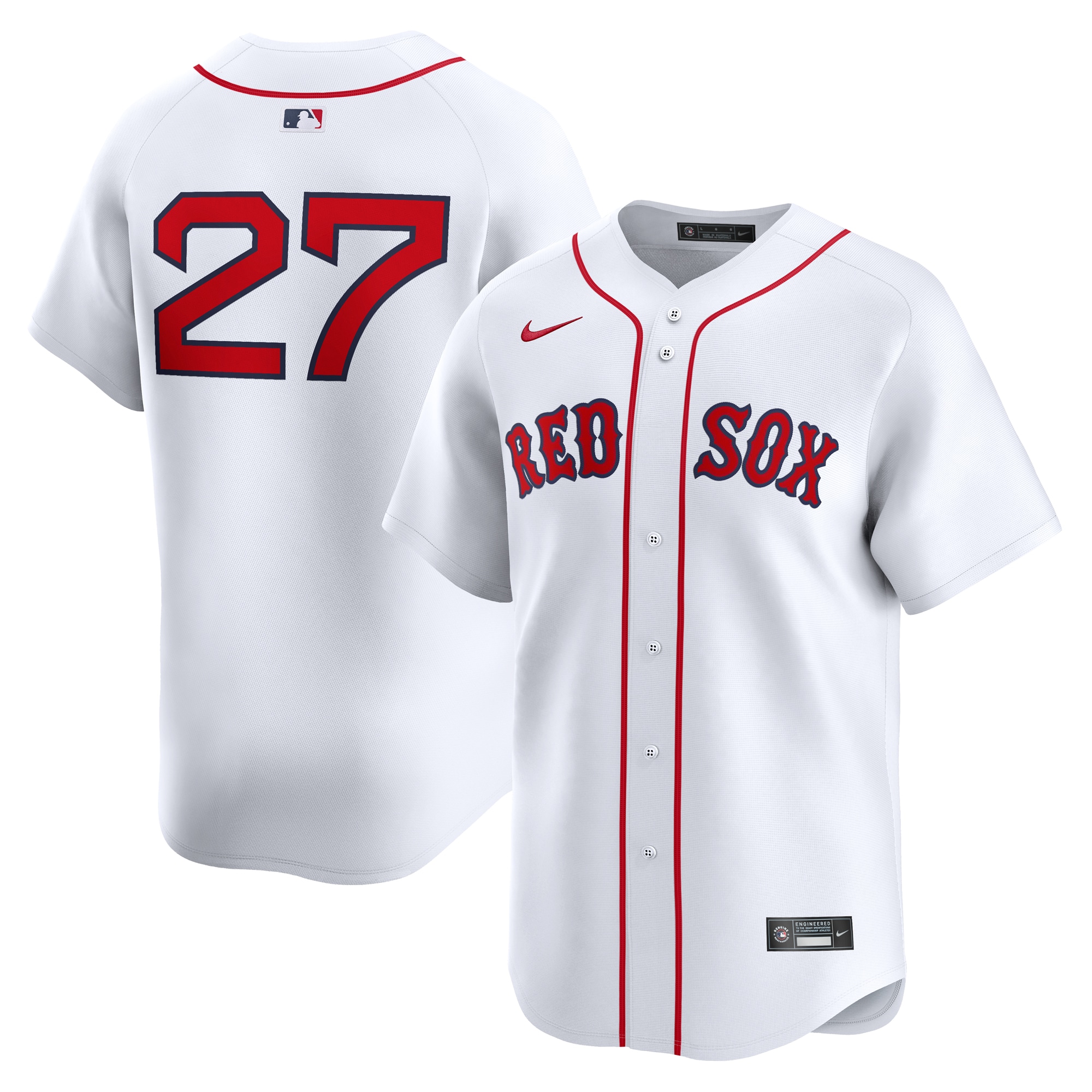 Carlton Fisk Boston Red Sox  Home Limited Player Jersey - White