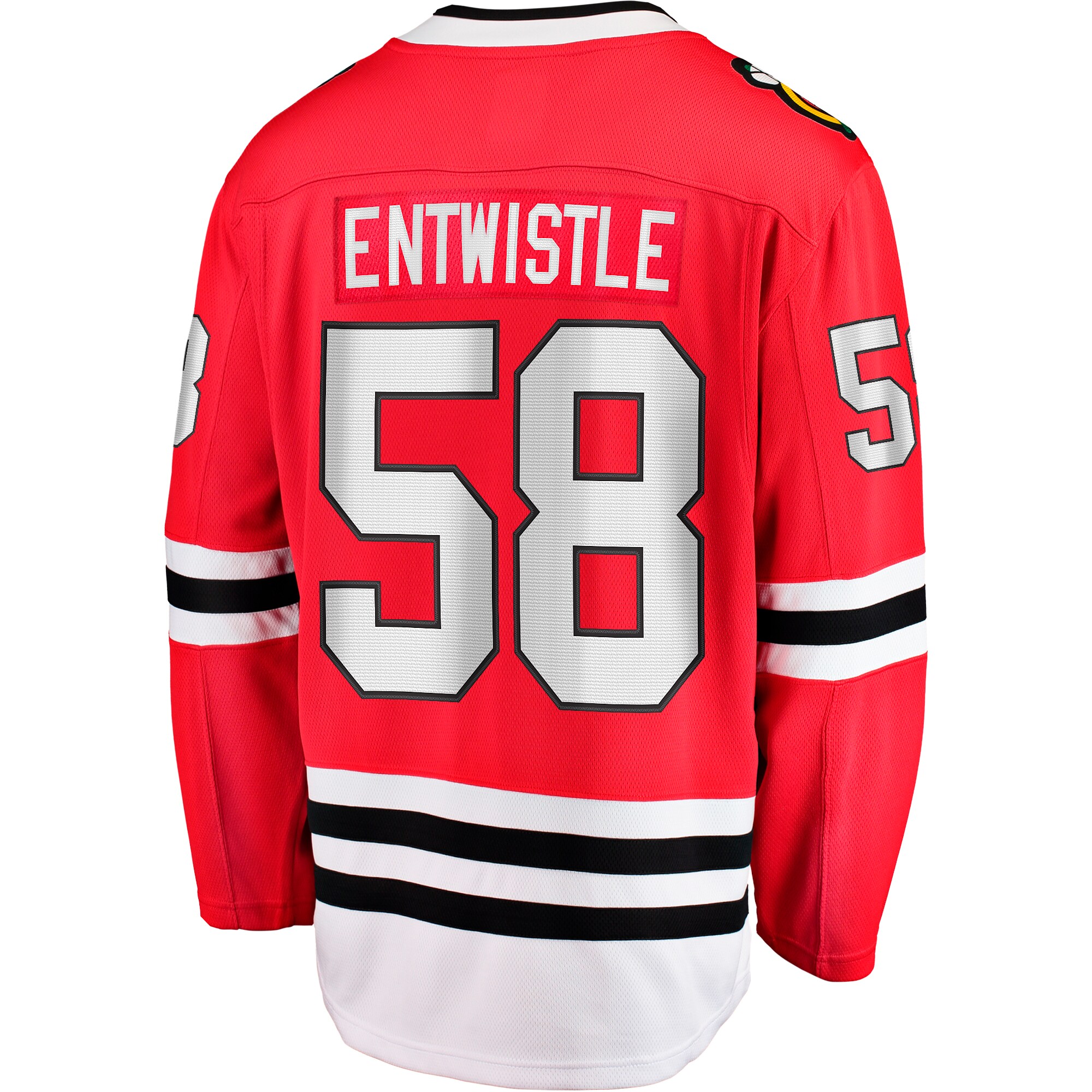 MacKenzie Entwistle Chicago Blackhawks Fanatics Home Breakaway Player Jersey - Red