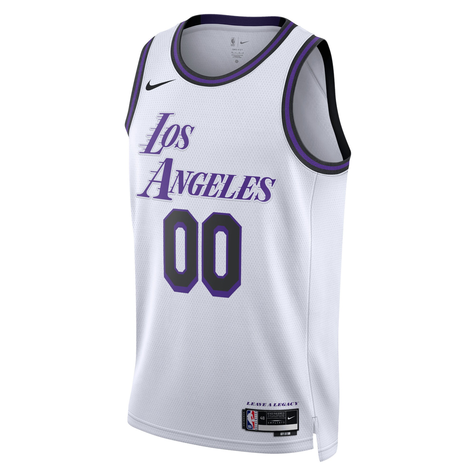 Los Angeles Lakers  Unisex 2022\/23 Swingman Custom Jersey - City Edition - White
