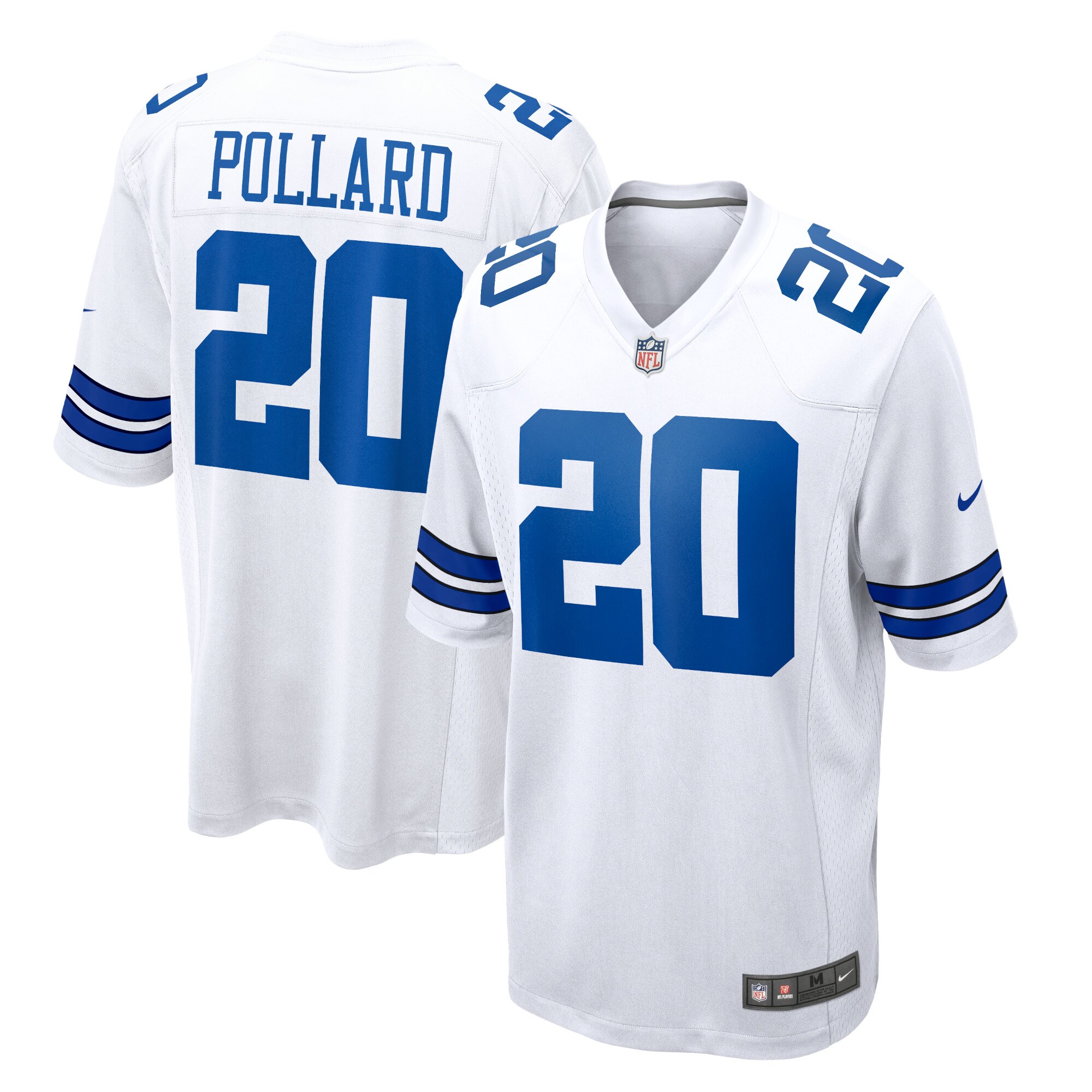 Tony Pollard Dallas Cowboys  Game Player Jersey - White