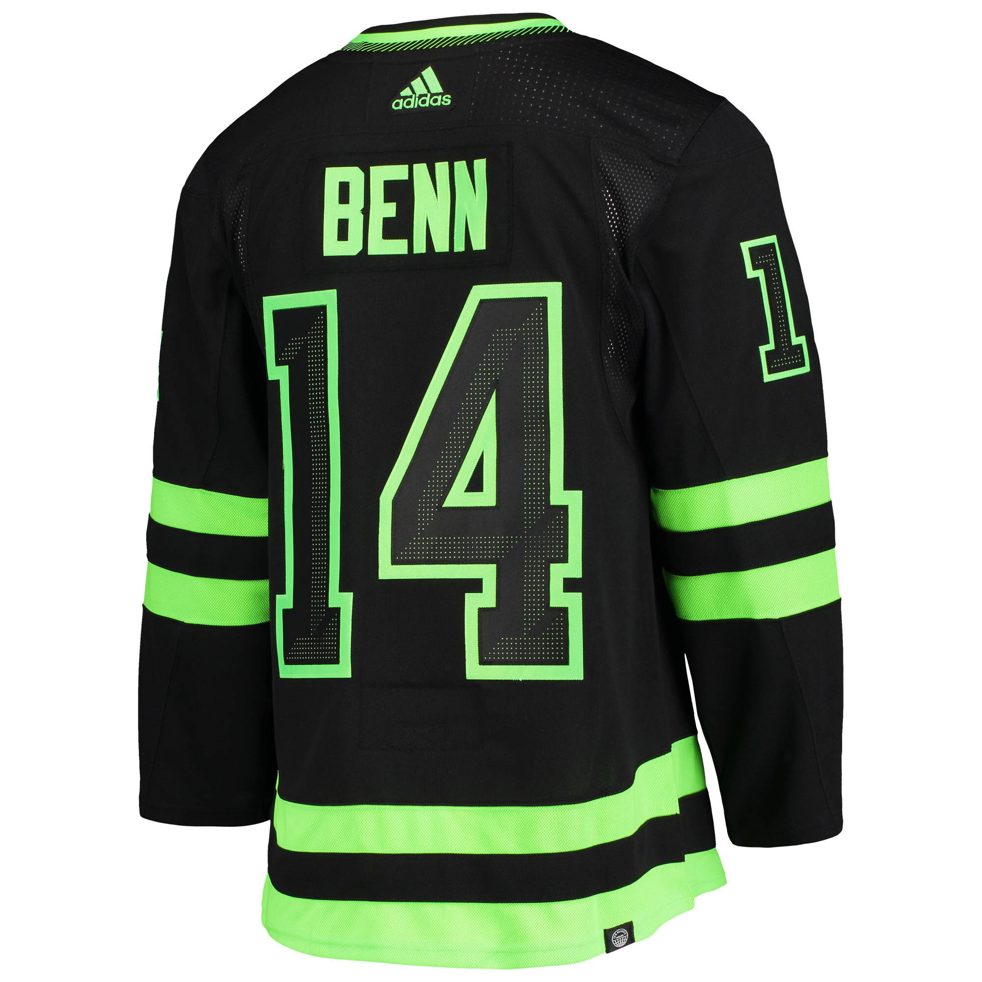 Jamie Benn Dallas Stars adidas Alternate Primegreen Authentic Player Jersey - Black