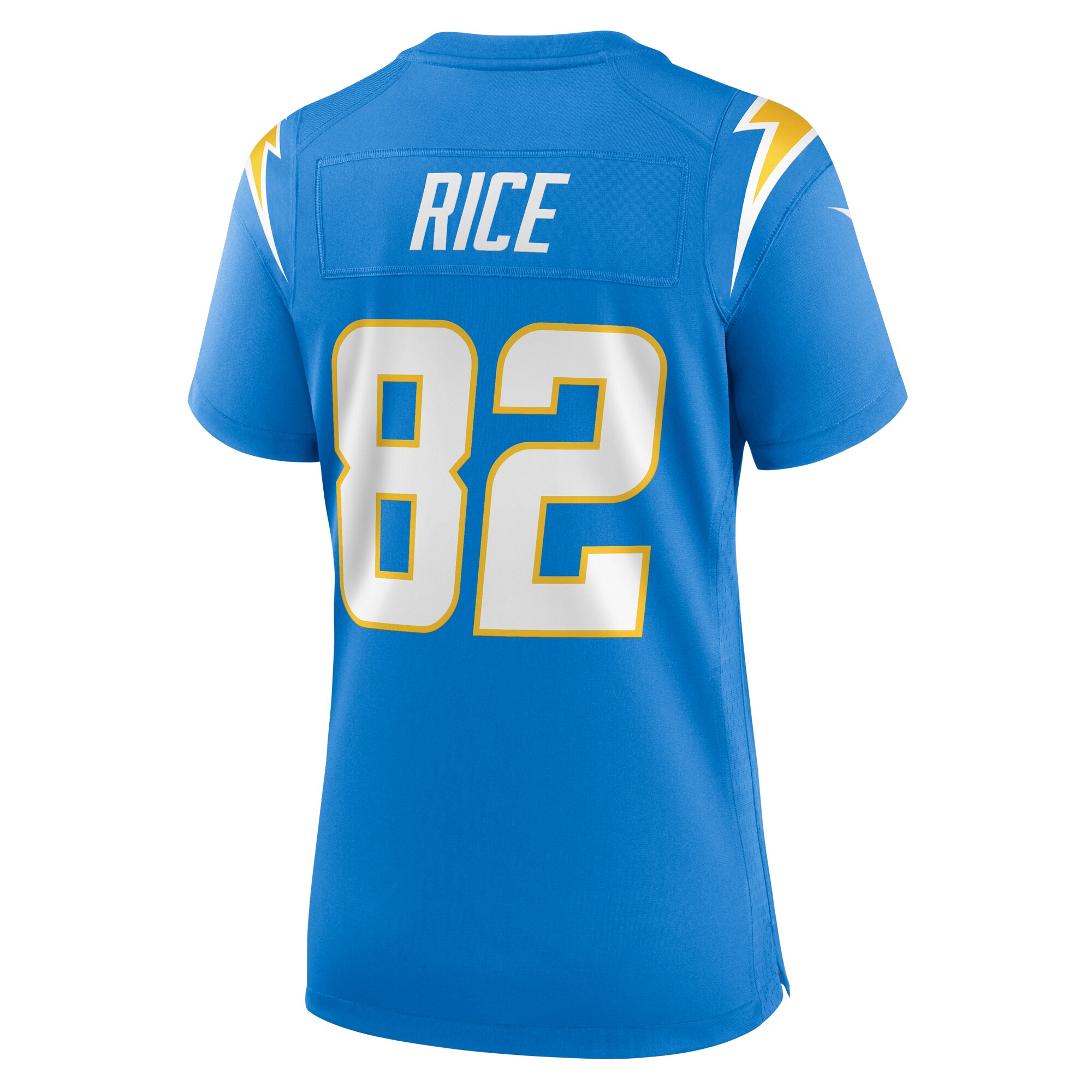 Brenden Rice Los Angeles Chargers  Women's  Game Jersey -  Powder Blue