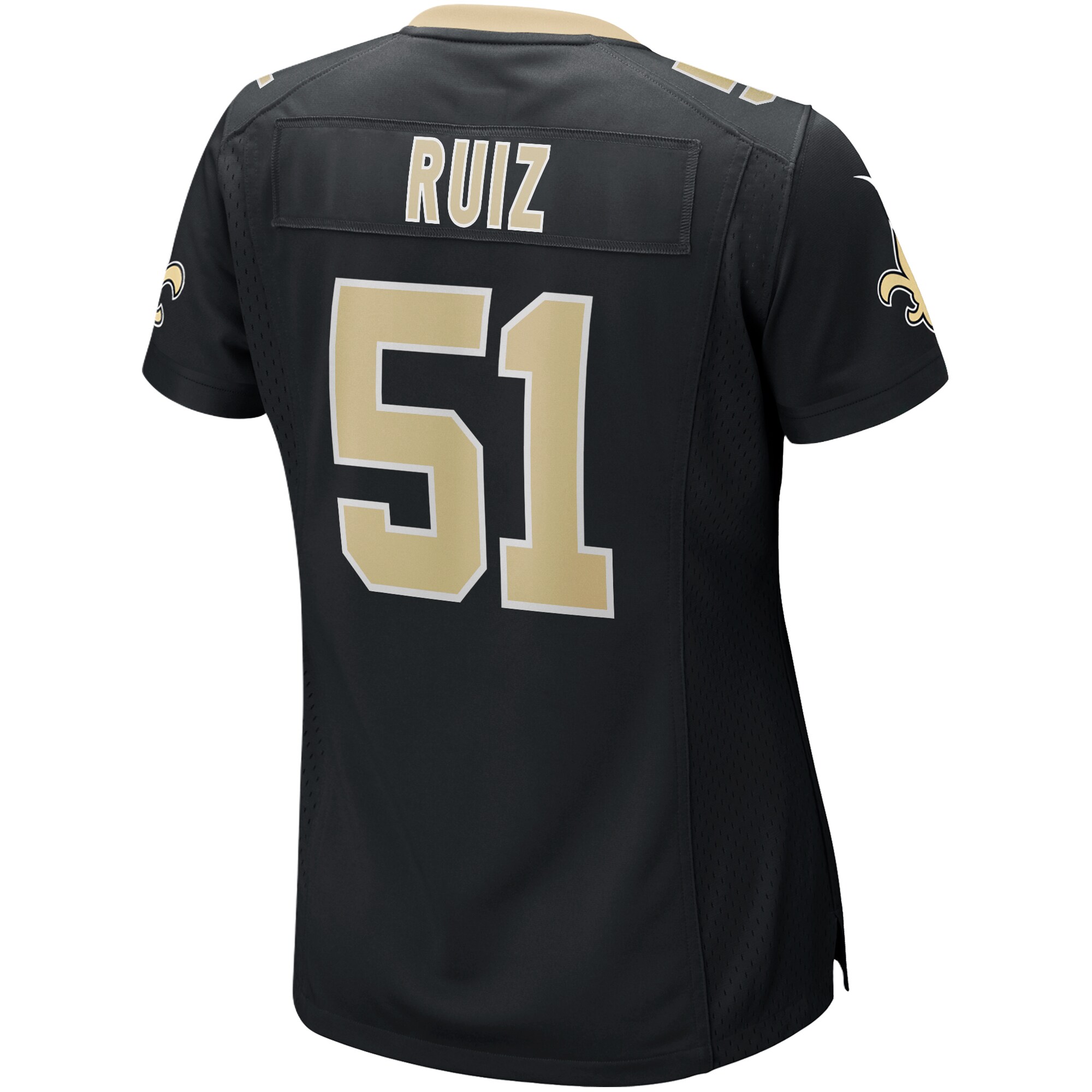 Cesar Ruiz New Orleans Saints  Women's Game Jersey - Black