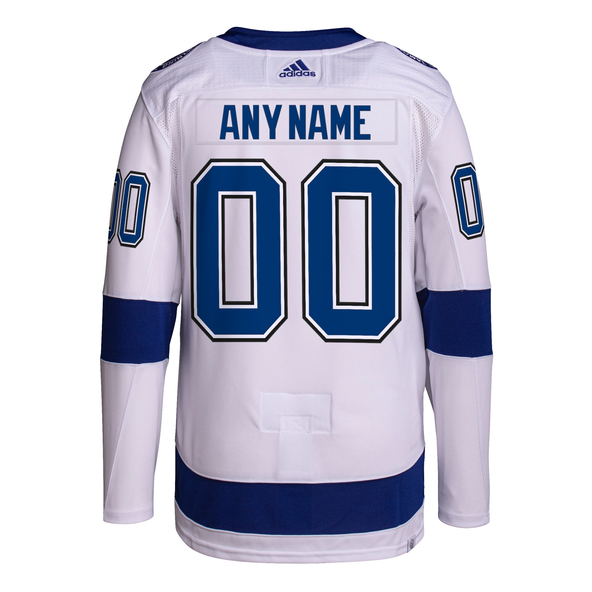 Tampa Bay Lightning adidas  Away  Primegreen Authentic Custom Jersey - White