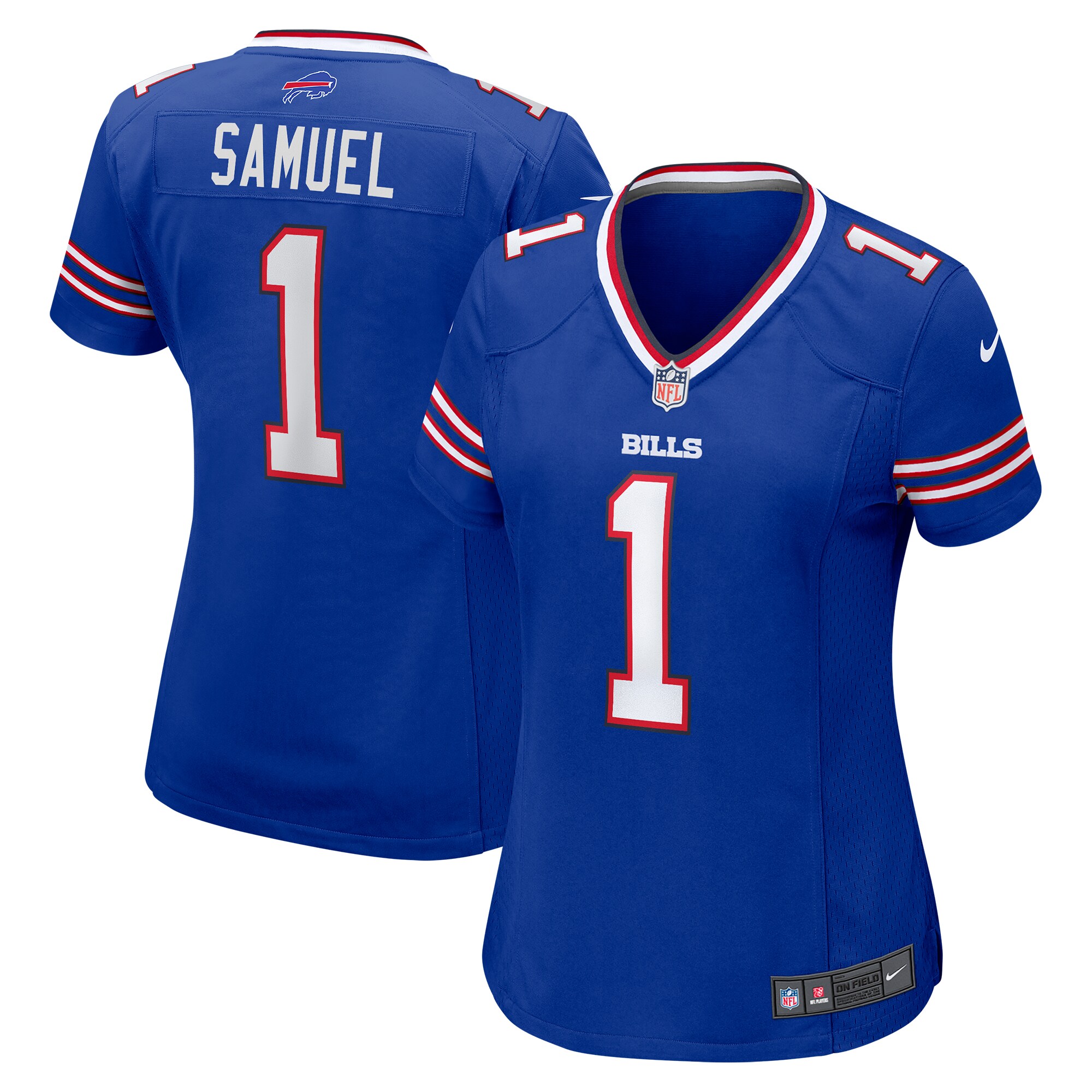 Curtis Samuel Buffalo Bills  Women's  Game Jersey -  Royal