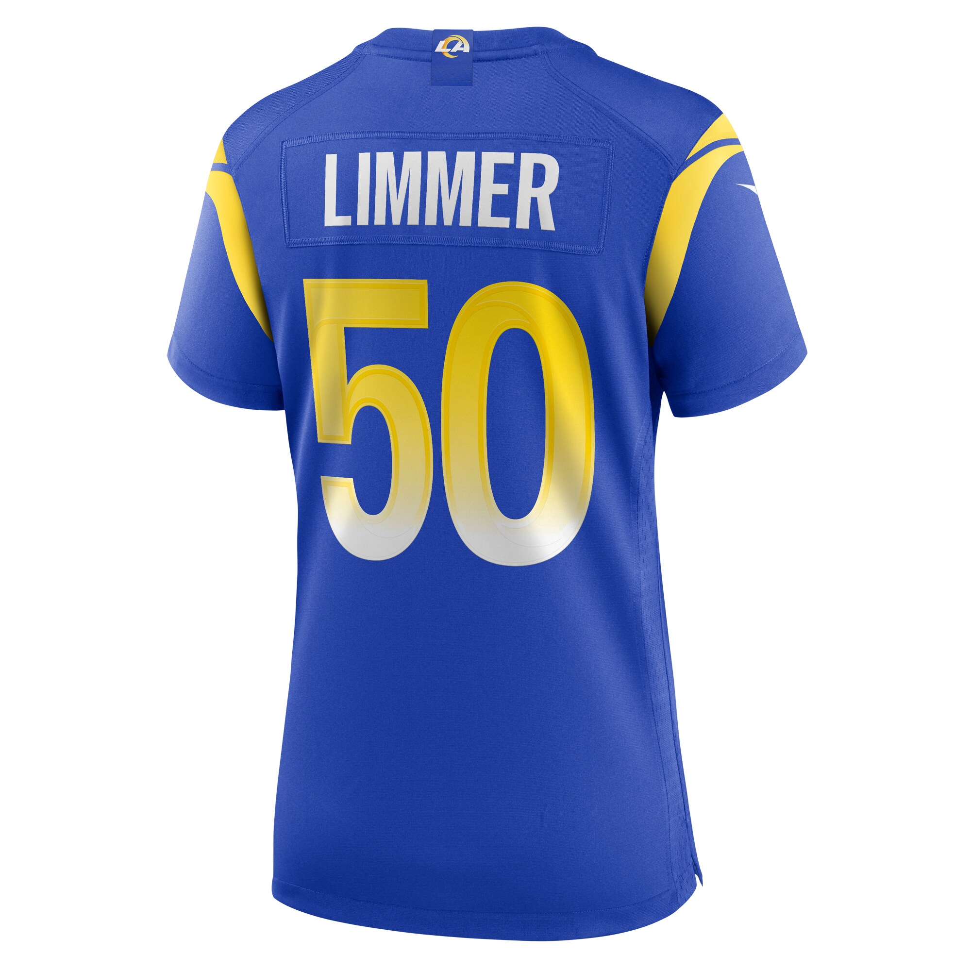 Beaux Limmer Los Angeles Rams  Women's  Game Jersey -  Royal