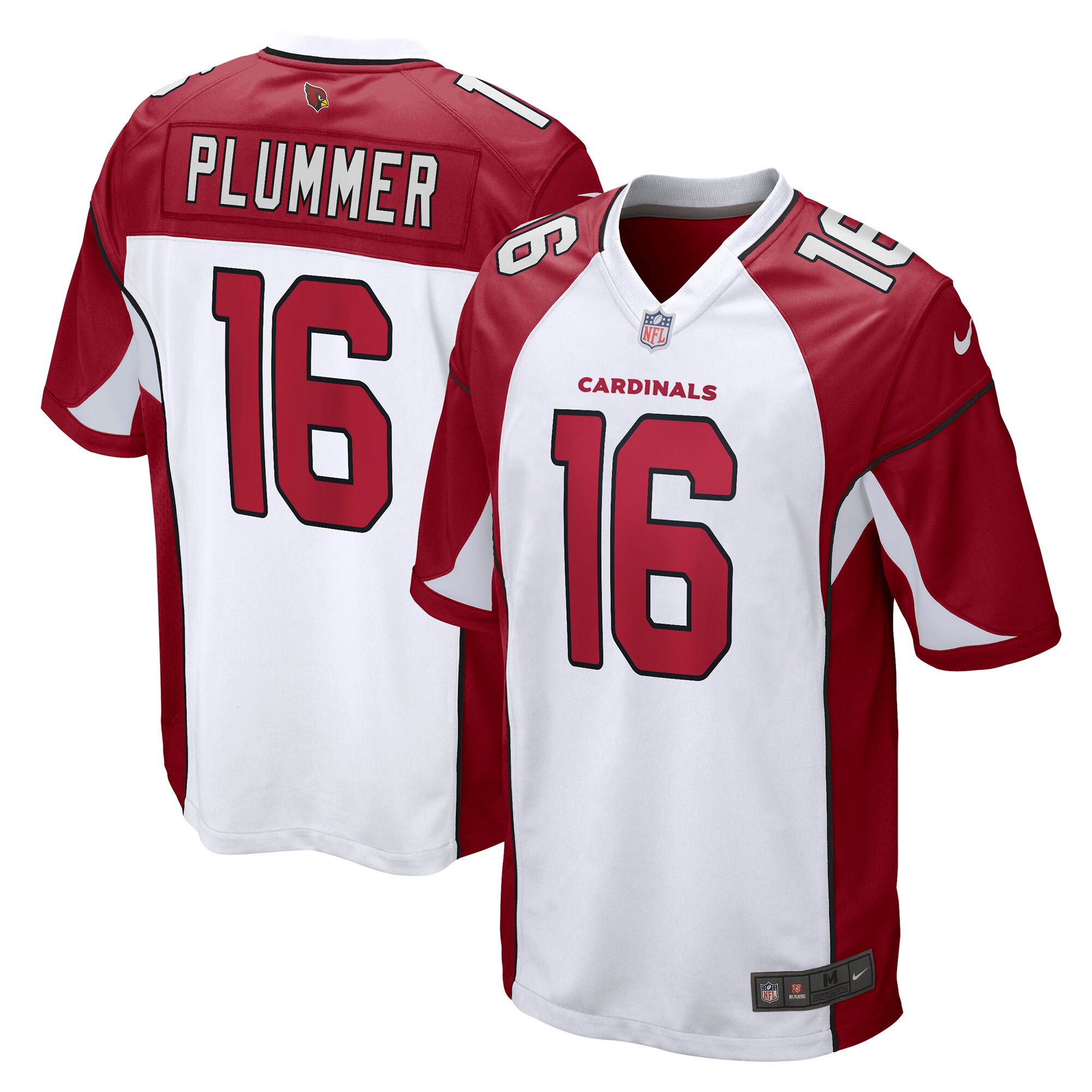 Jake Plummer Arizona Cardinals  Retired Player Game Jersey - White