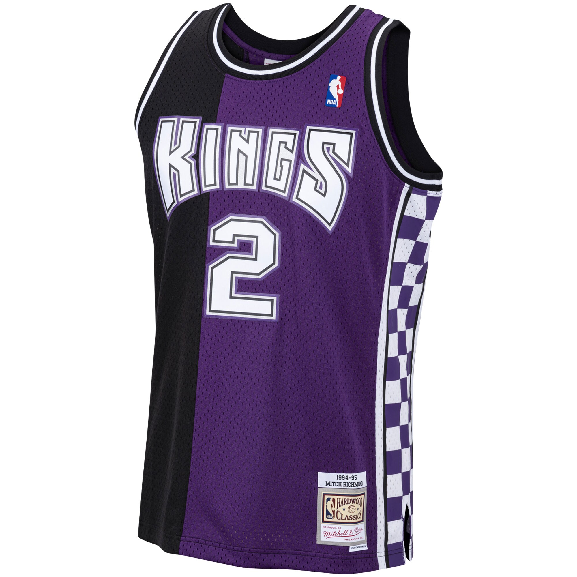 Mitch Richmond Sacramento Kings Mitchell & Ness 1994\/95 Hardwood Classics Swingman Jersey - Purple