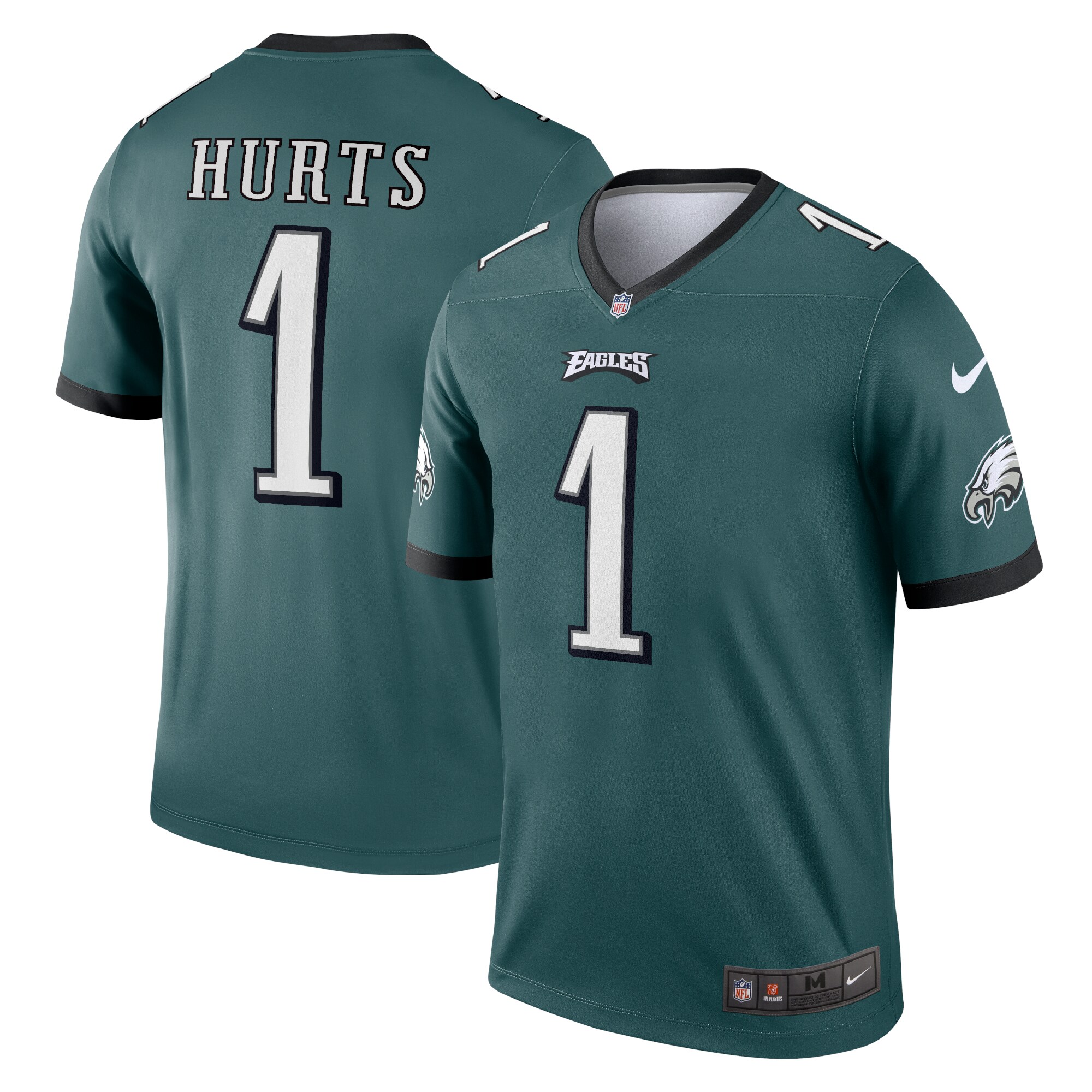 Jalen Hurts Philadelphia Eagles  Legend Jersey - Midnight Green