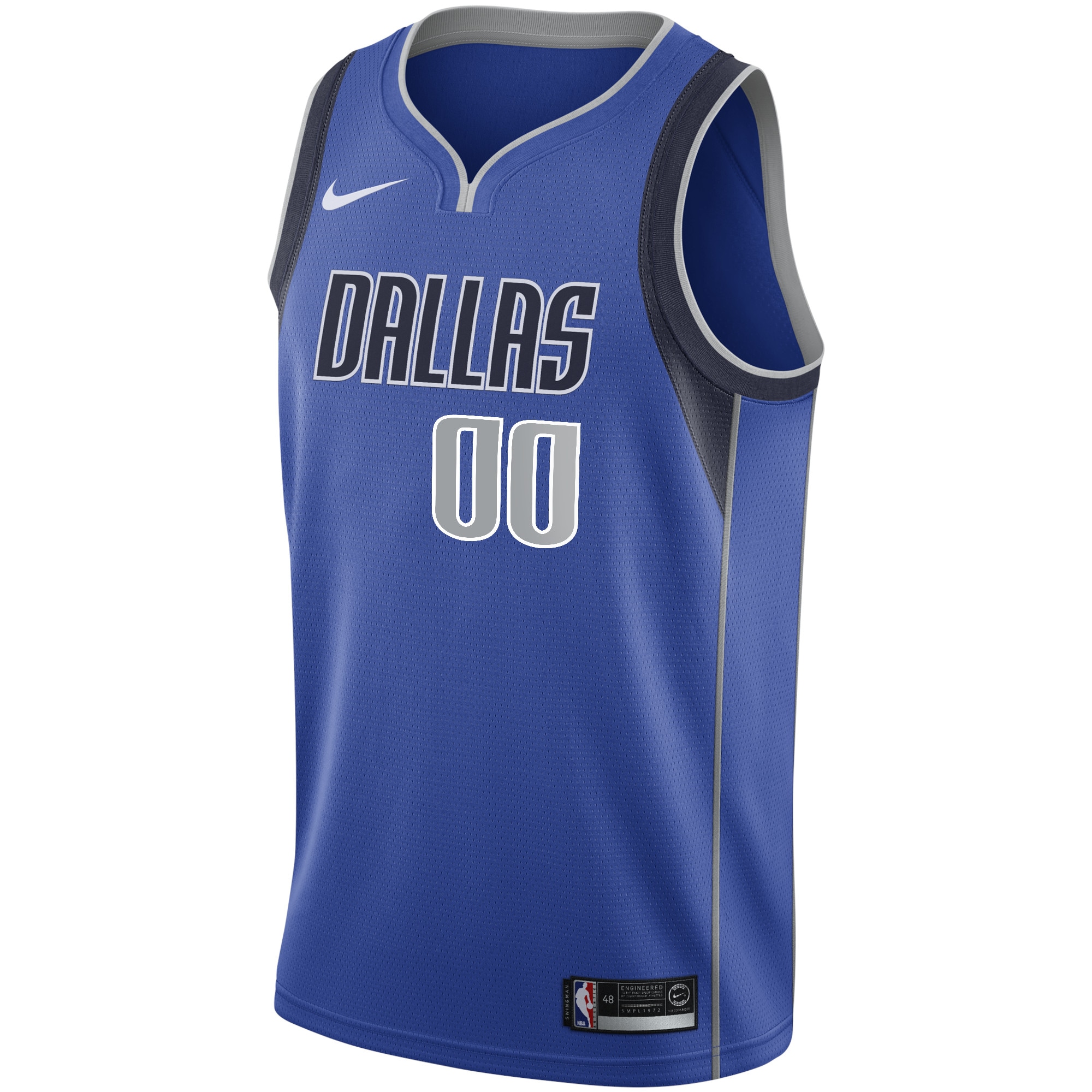 Dallas Mavericks  Swingman Custom Jersey Blue - Icon Edition