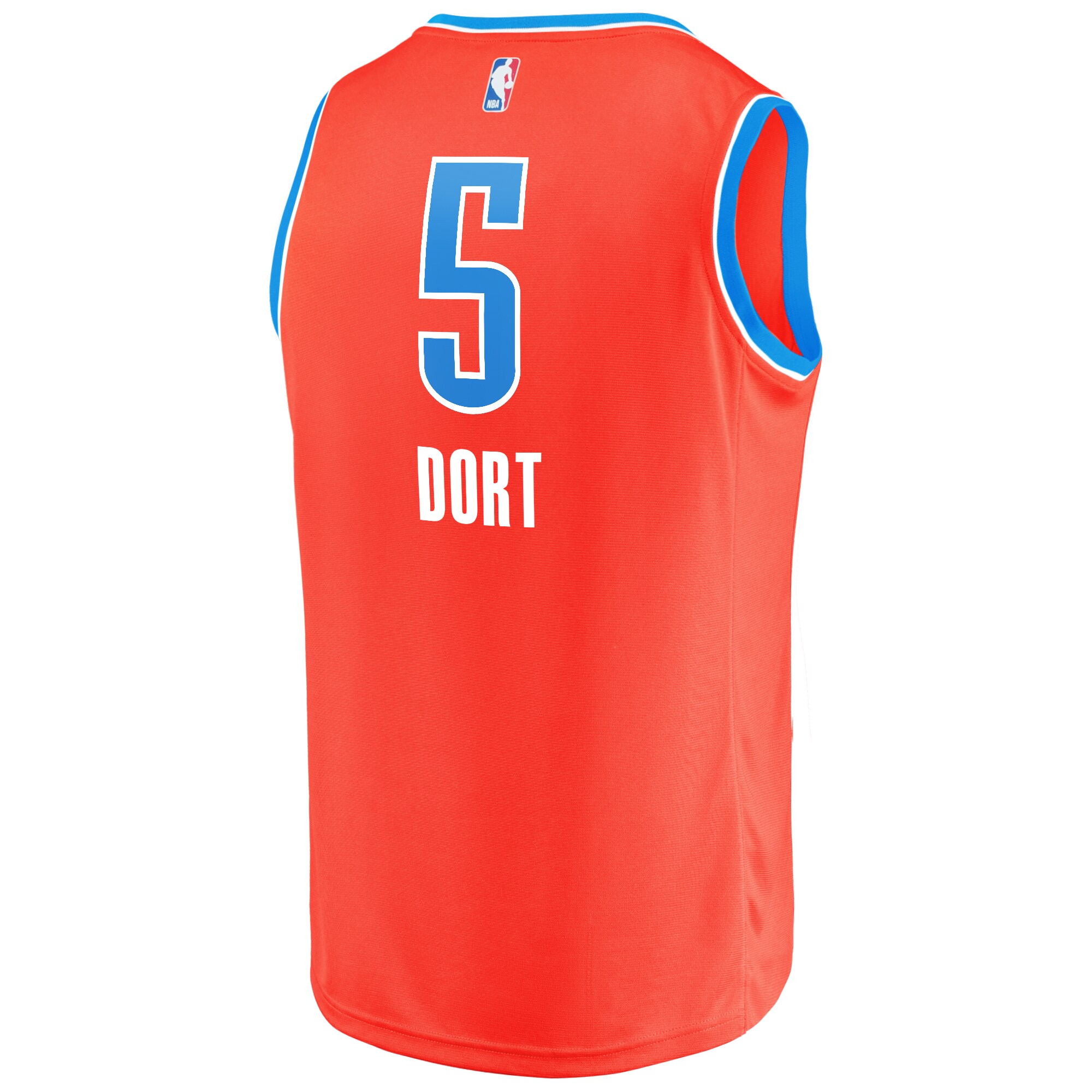 Luguentz Dort Oklahoma City Thunder Fanatics Youth Fast Break Replica Player Jersey - Statement Edition - Orange