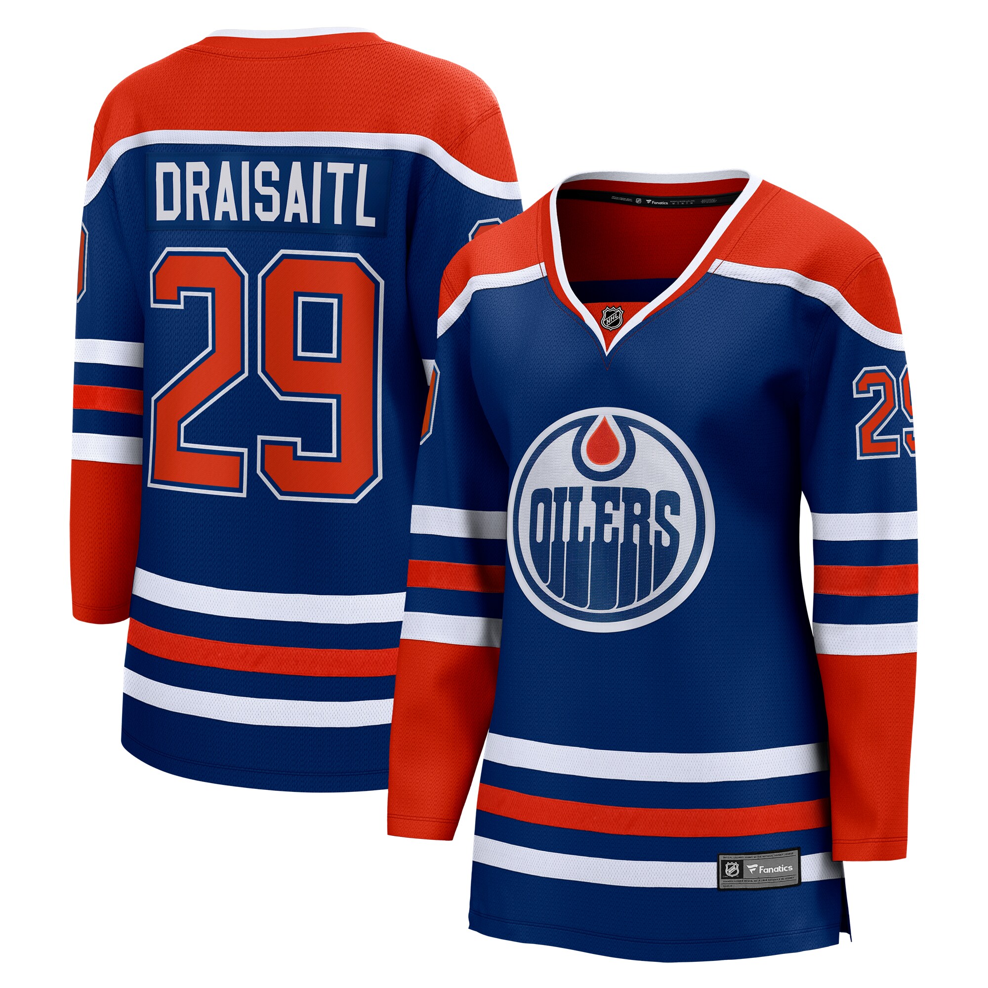 Leon Draisaitl Edmonton Oilers Fanatics Women's Home Breakaway Player Jersey - Royal