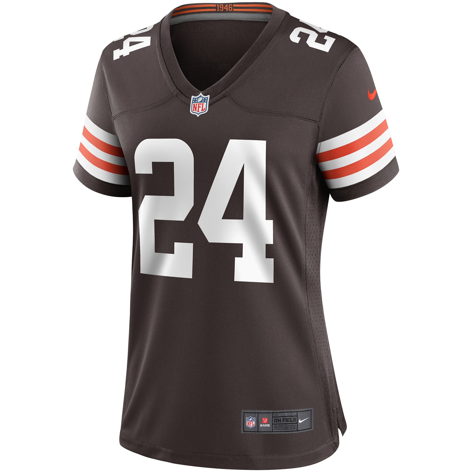Nick Chubb Cleveland Browns  Women's Game Jersey - Brown