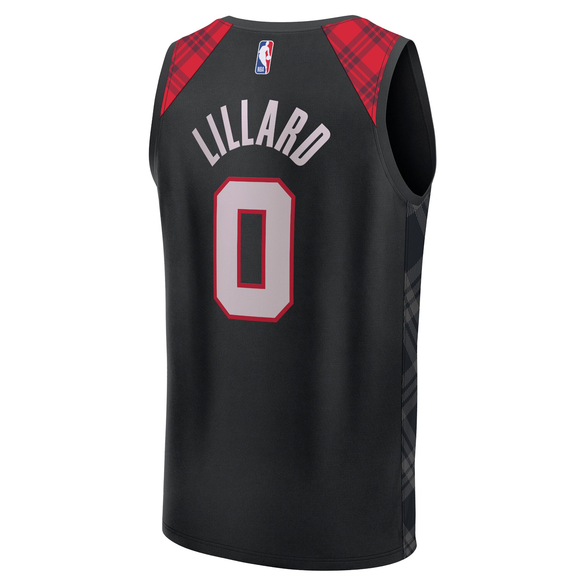 Damian Lillard Portland Trail Blazers Fanatics Youth Fast Break Jersey - Black - City Edition