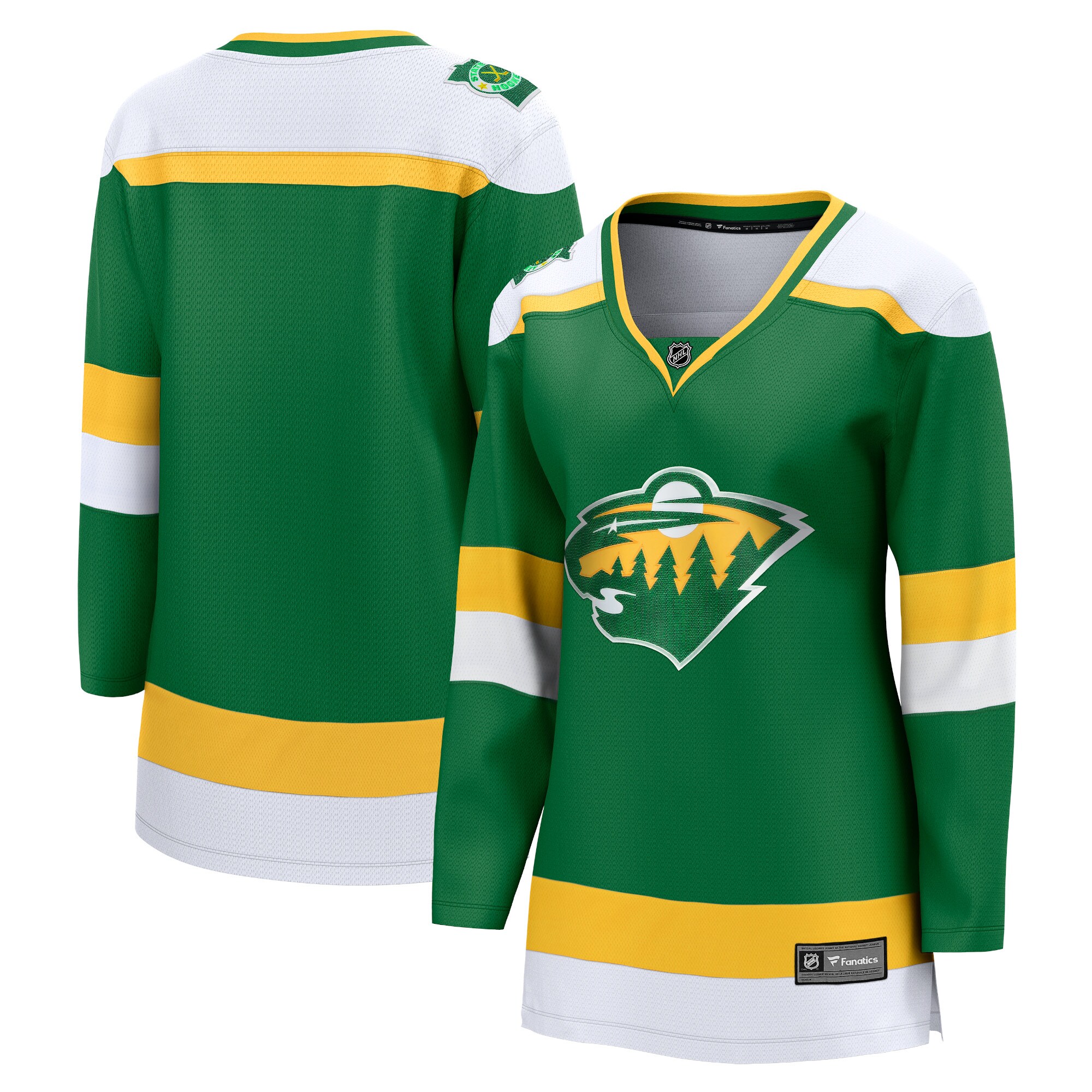 Minnesota Wild Fanatics Women's Alternate Premier Breakaway Jersey\u00c2\u00a0\u00e2\u20ac\u201c Green