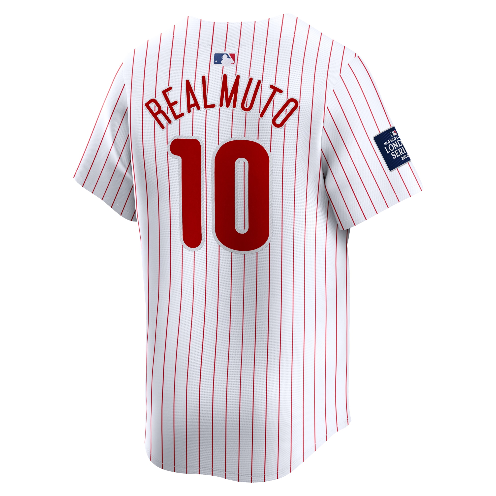 J.T. Realmuto Philadelphia Phillies  2024 MLB World Tour London Series Home Limited Player Jersey - White