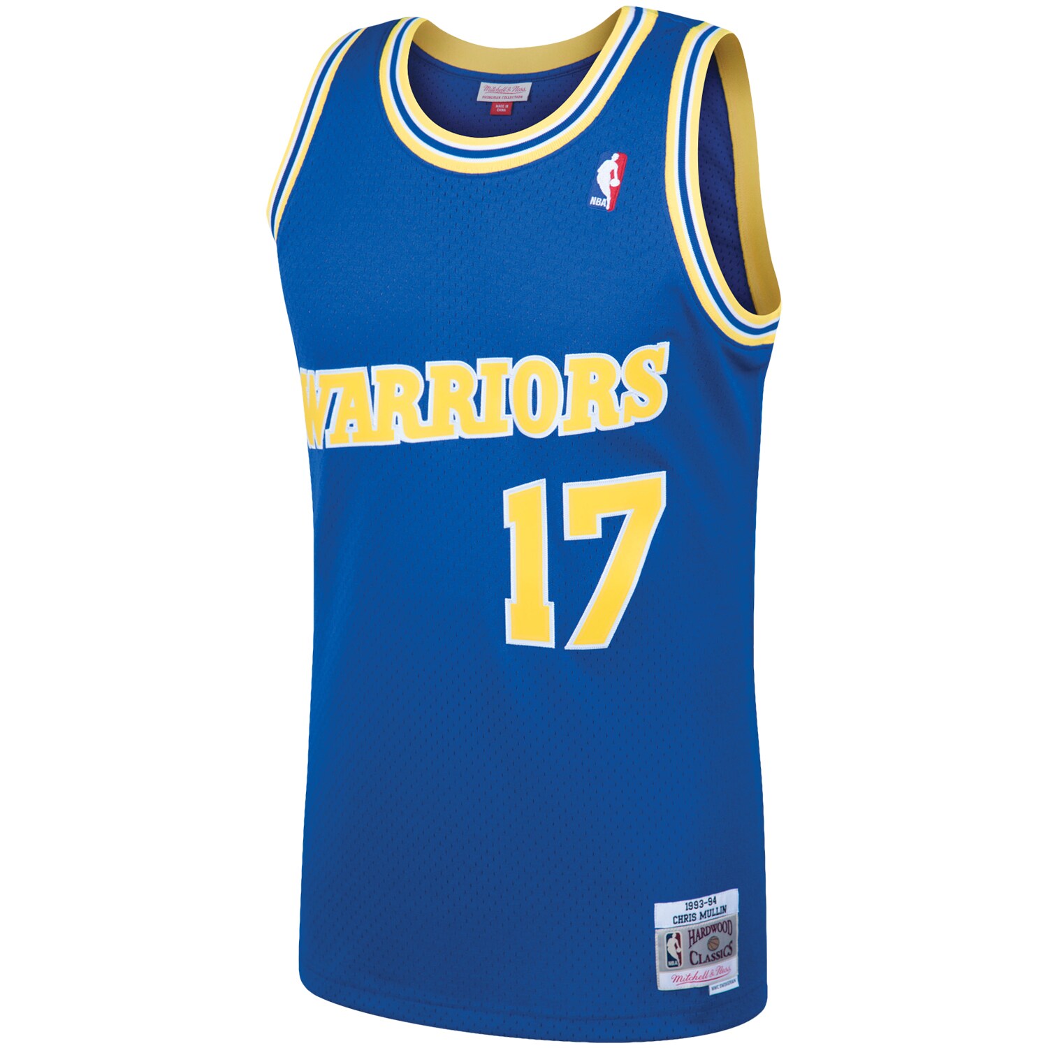 Chris Mullin Golden State Warriors Mitchell & Ness 1993\/94 Hardwood Classics Swingman Jersey - Royal