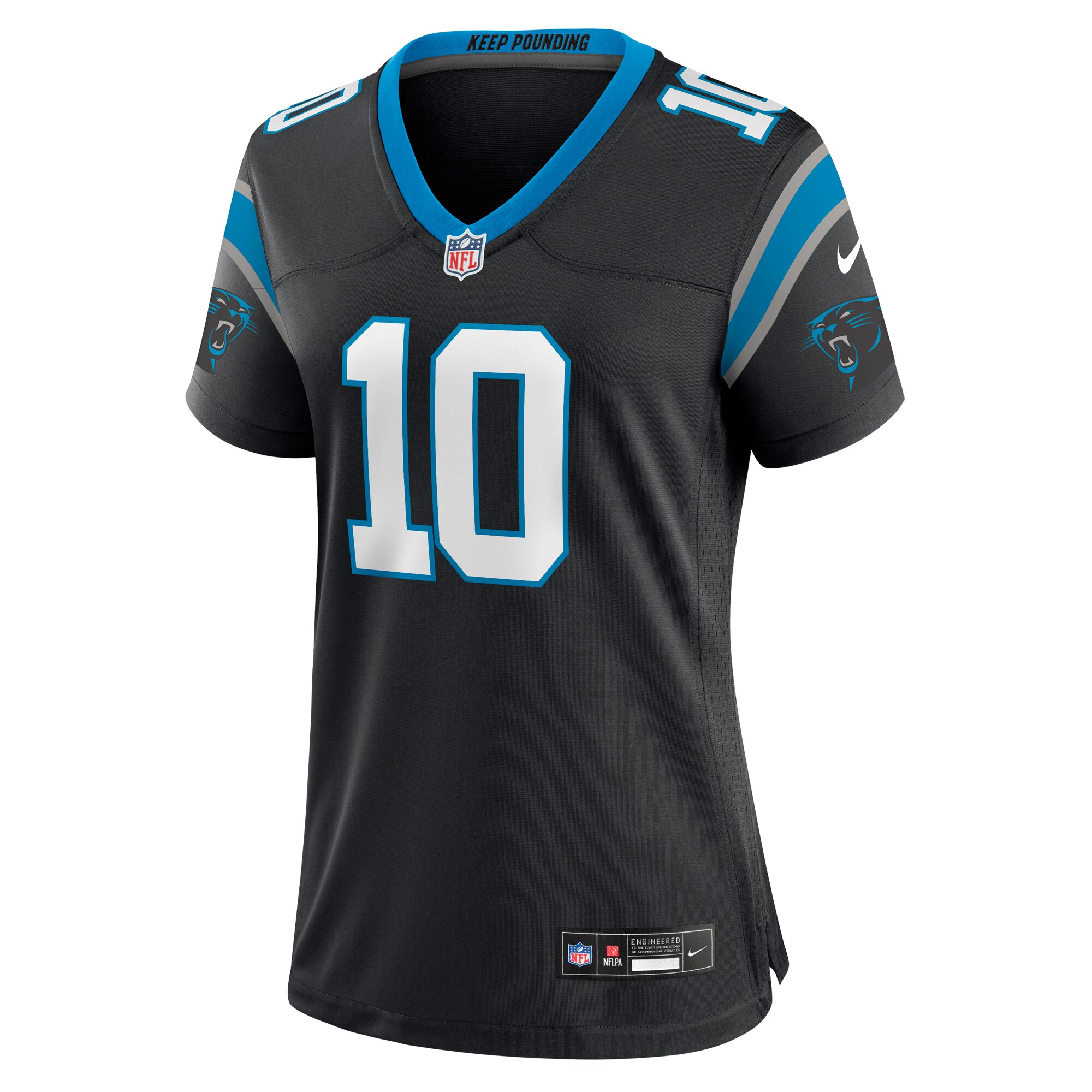 Johnny Hekker Carolina Panthers  Women's Team Game Jersey - Black