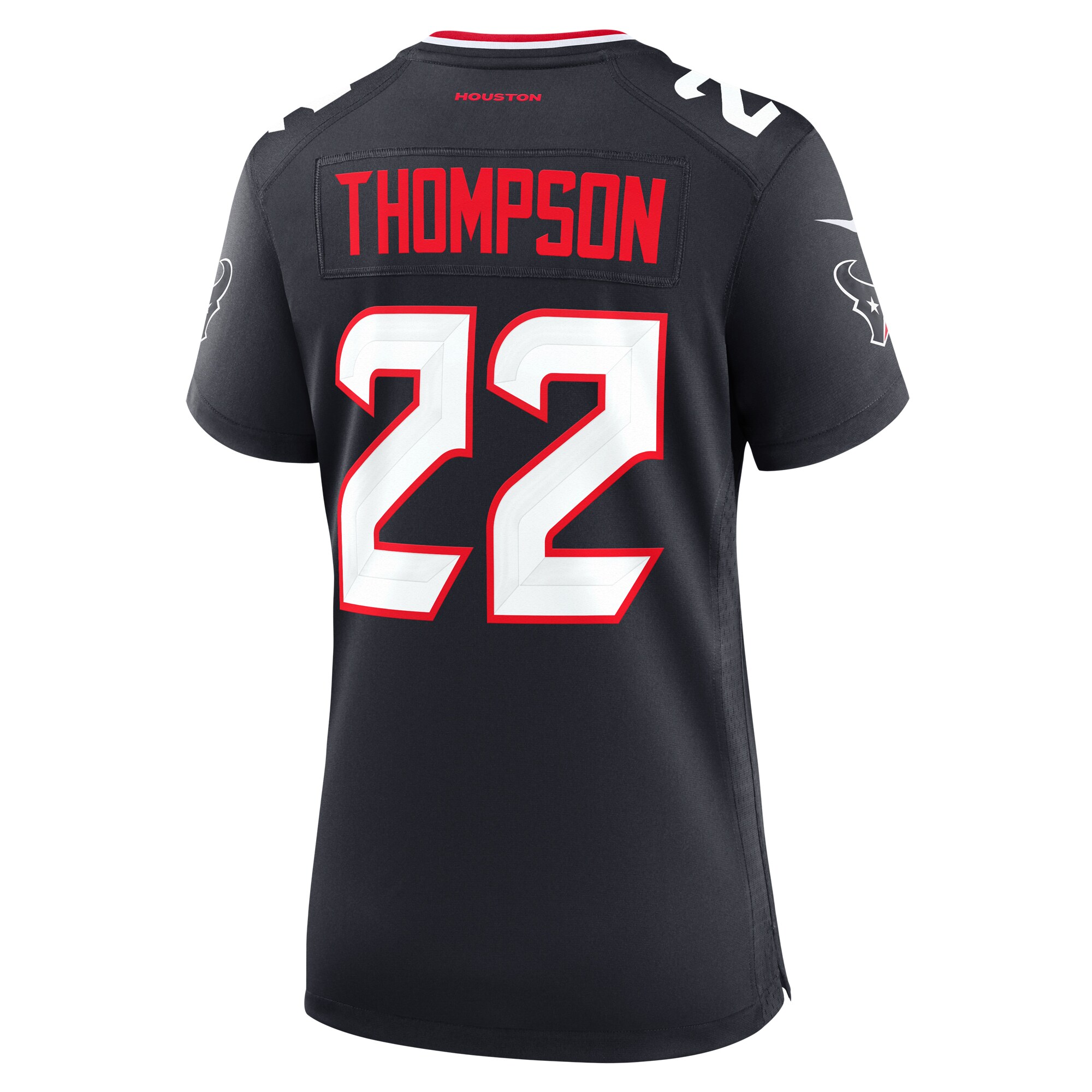 Josh Thompson Houston Texans  Women's Team Game Jersey -  Navy