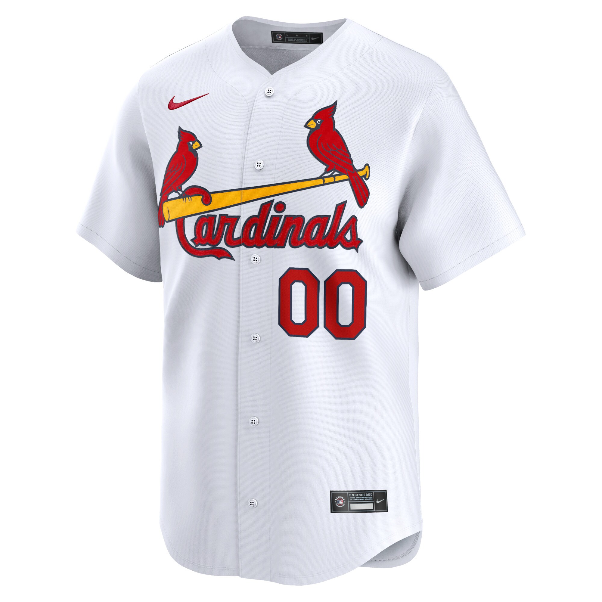 St. Louis Cardinals  Home Limited Custom Jersey - White