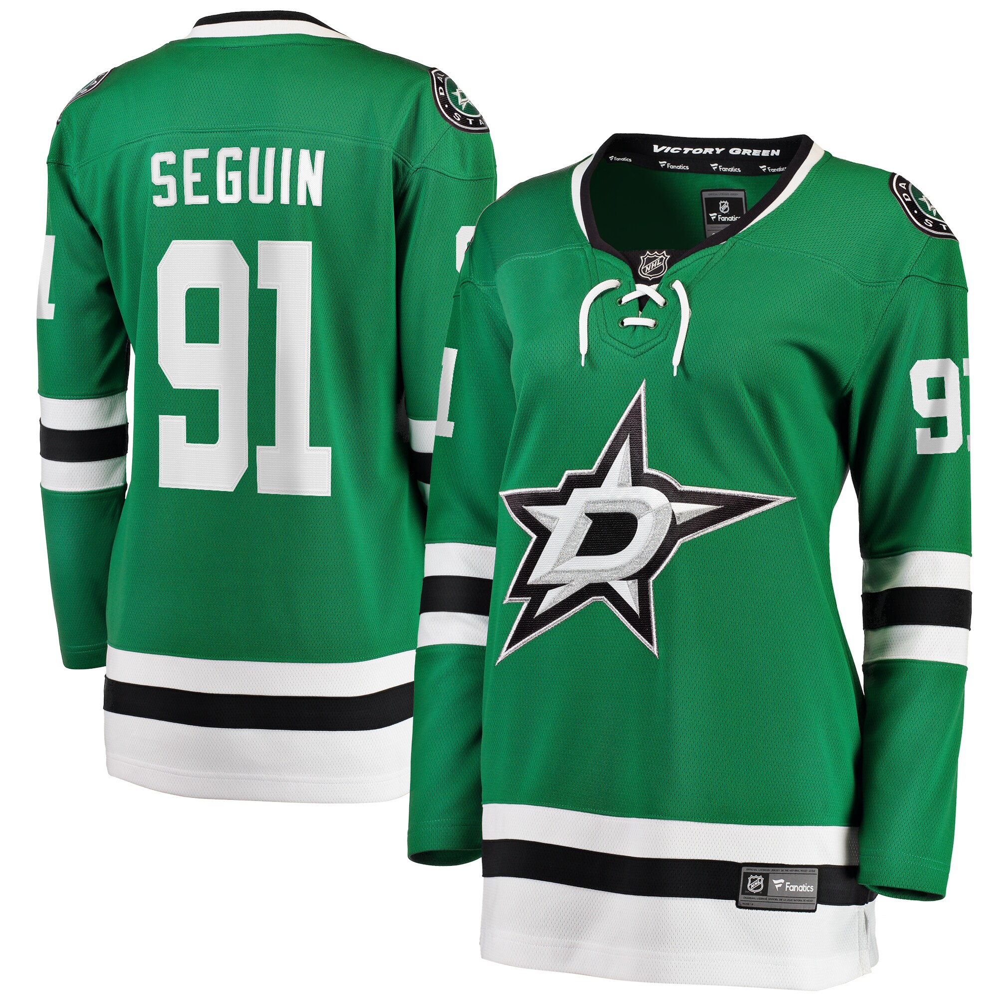 Tyler Seguin Dallas Stars Fanatics Women's Home Breakaway Player Jersey - Kelly Green