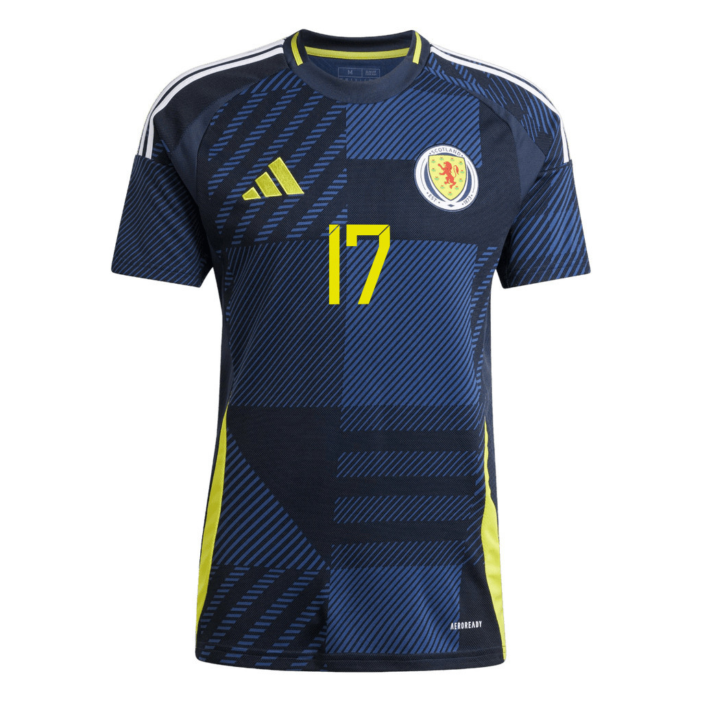 Stuart Armstrong 17 Scotland National Team 2024 Home Men Jersey - Navy